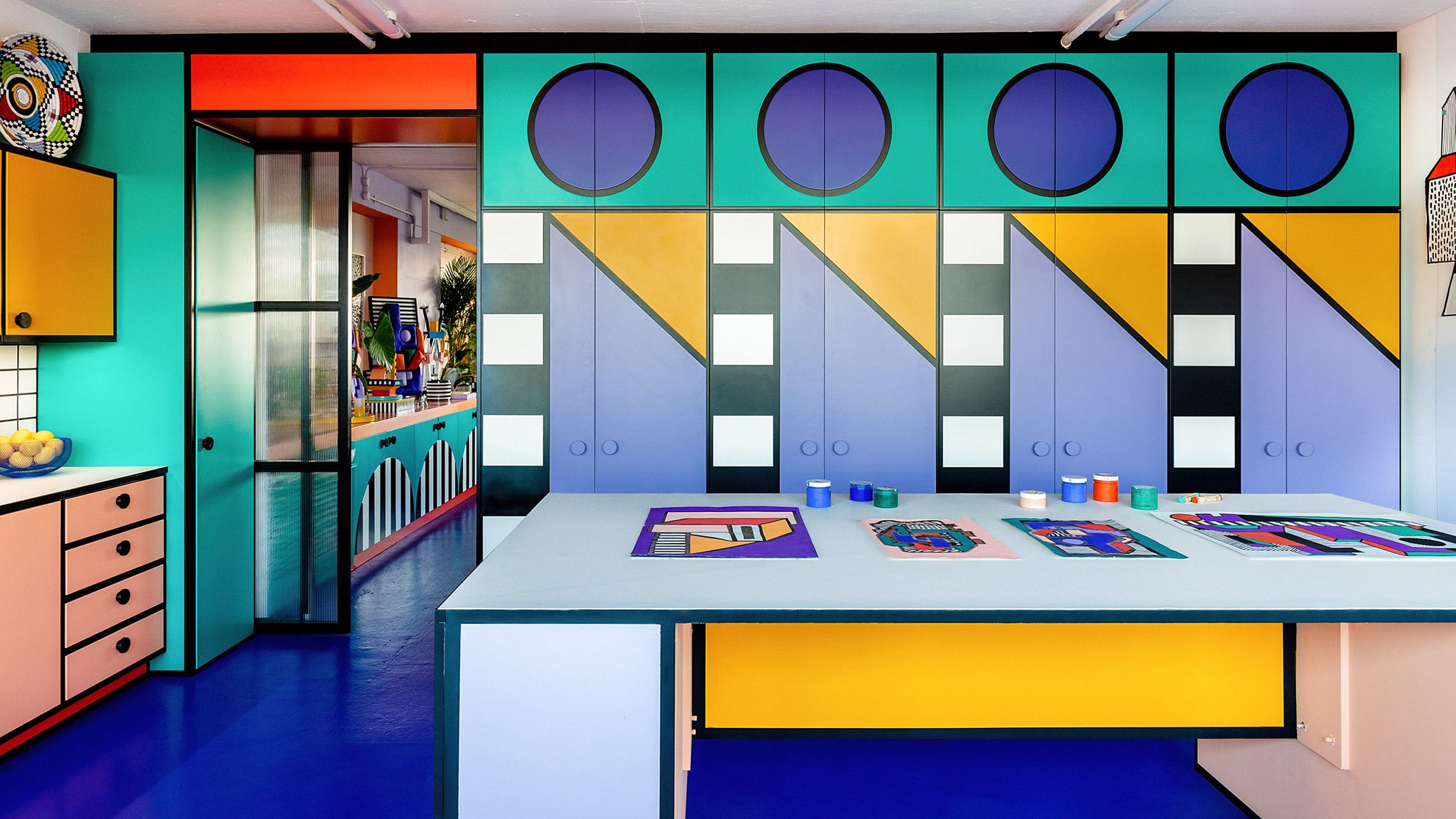 Photo of Camille Walala's London studio