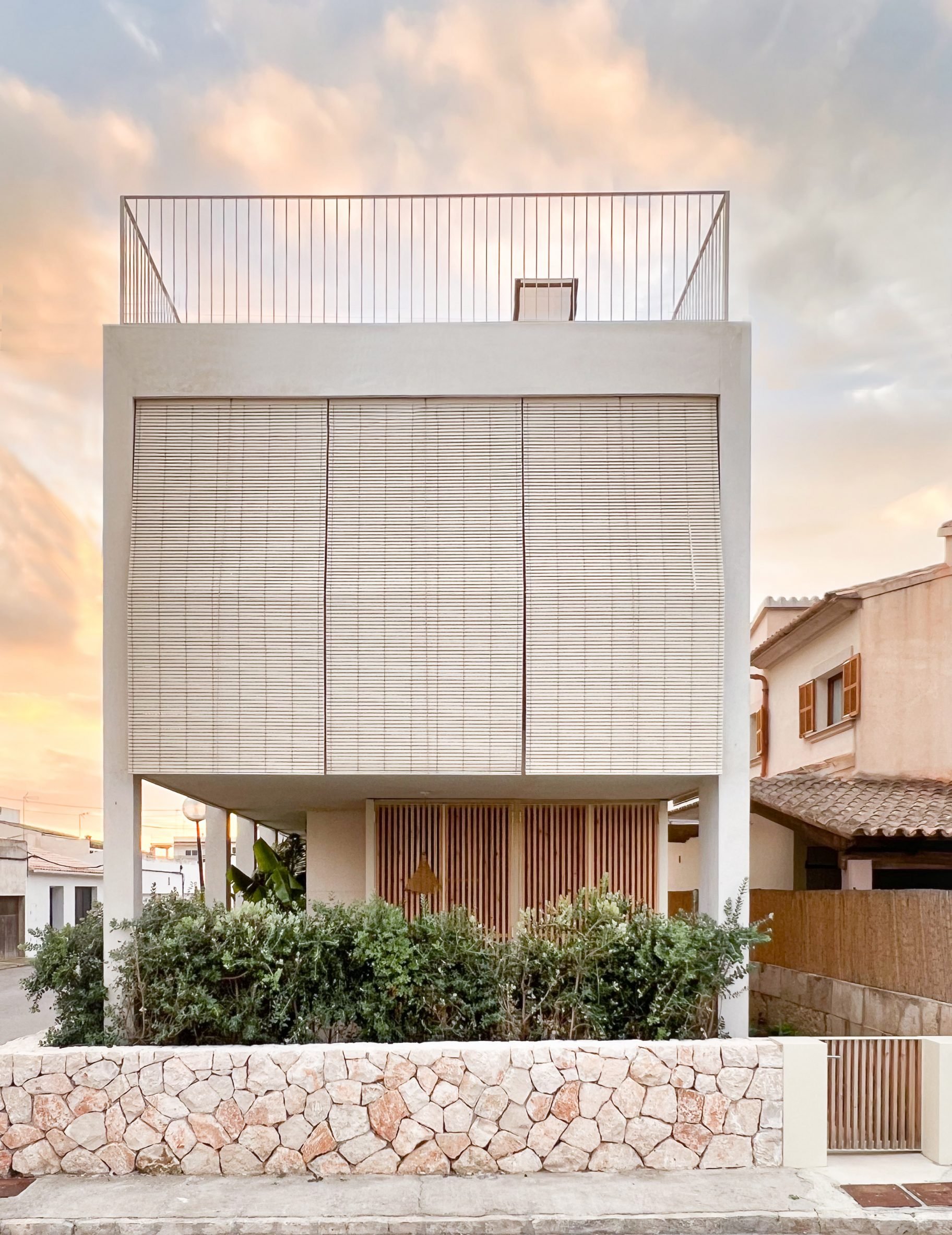 Exterior image of the Spanish home