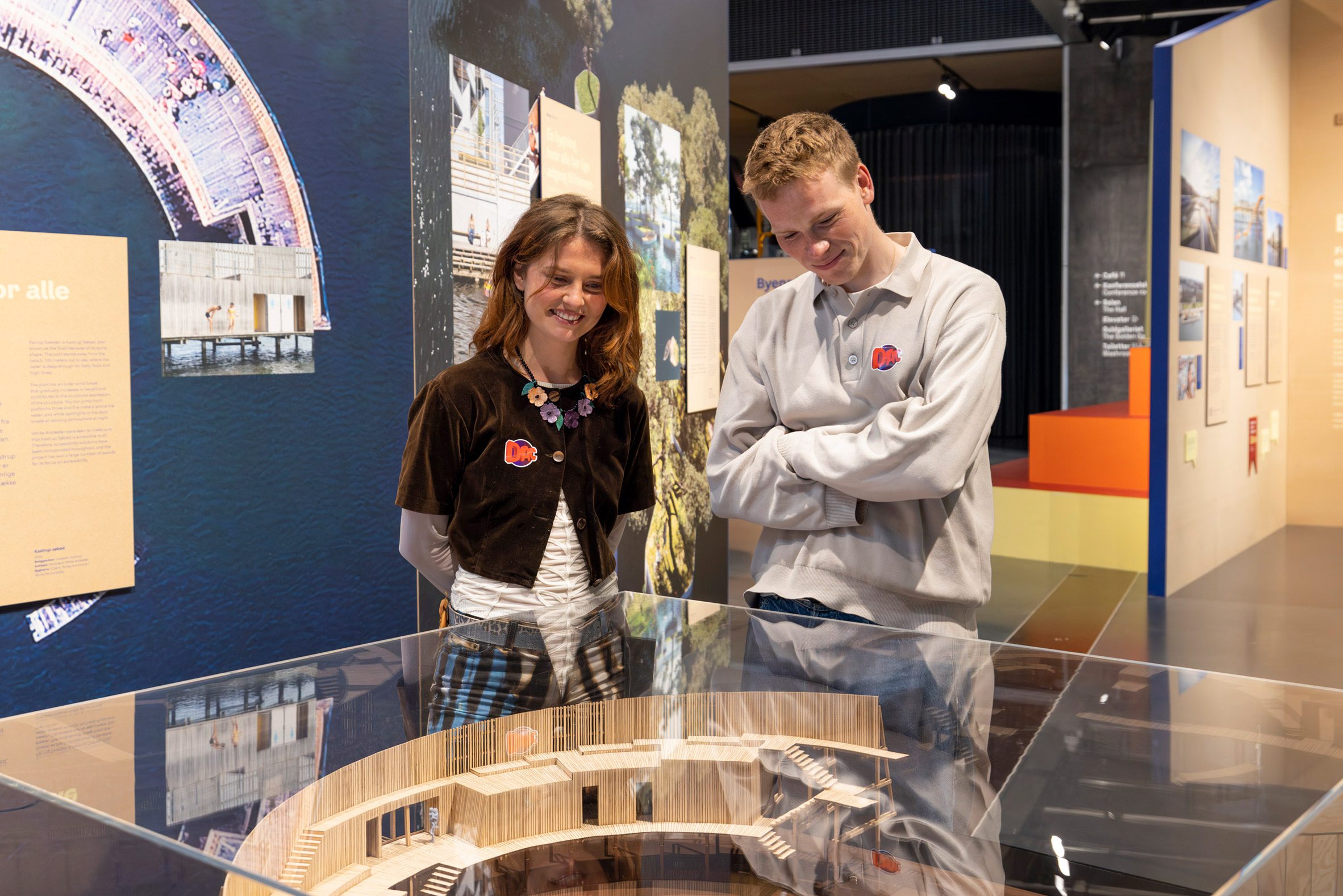 Kastrup Sea Bath model in Copenhagen in Common exhibition at Danish Architecture Centre