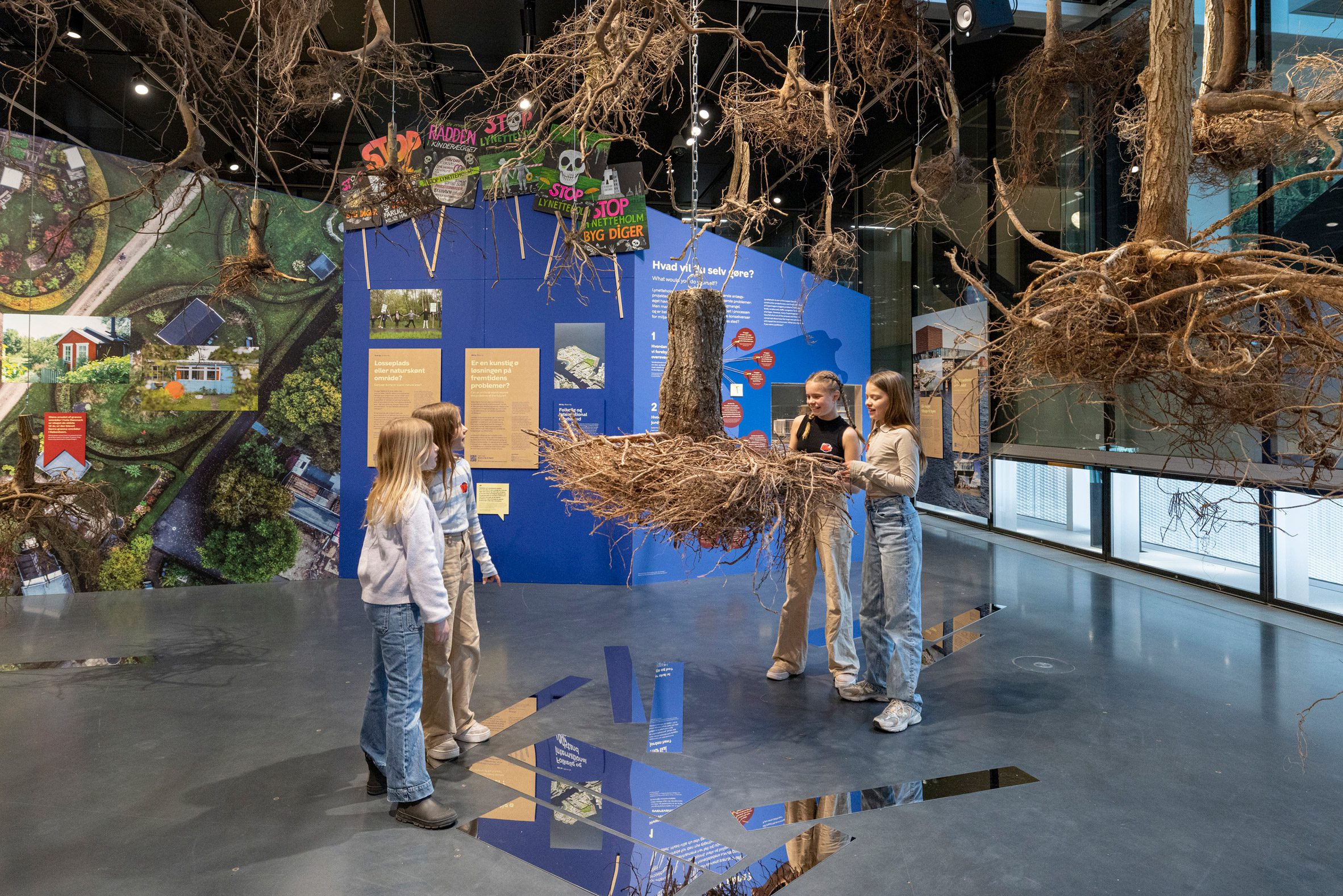 Sankt Kjeld's Square in Copenhagen in Common exhibition at Danish Architecture Centre