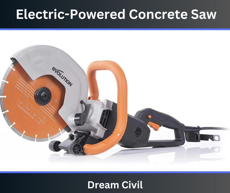 Electric-Powered Concrete Saw