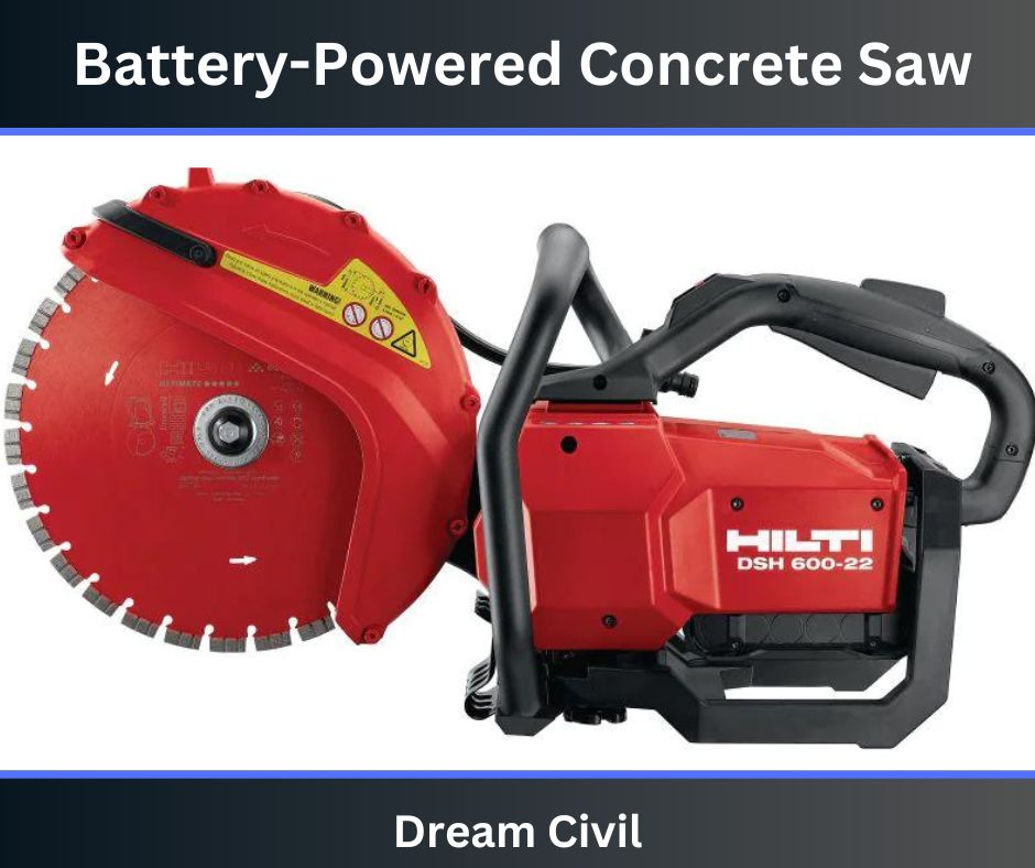 Battery-Powered Concrete Saw
