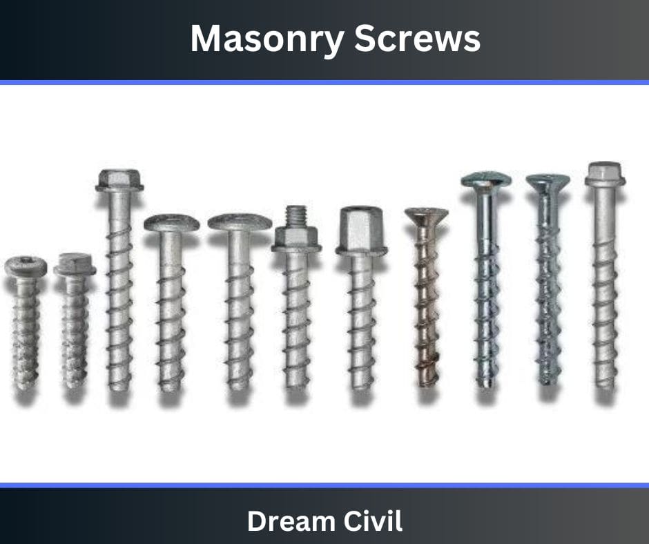 Masonry Screws
