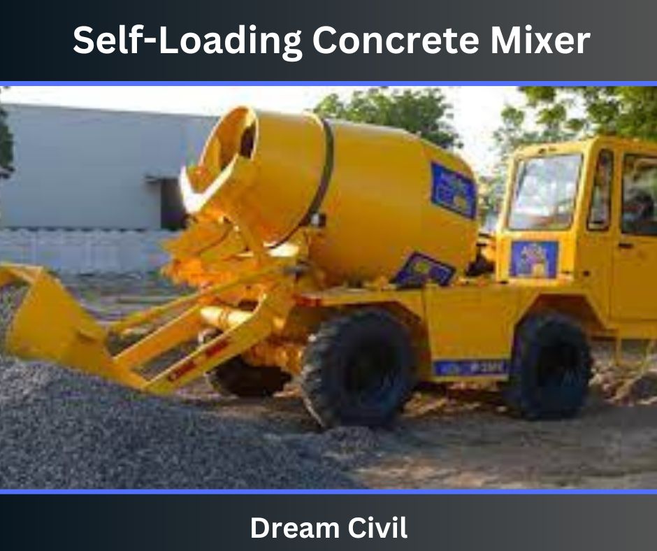 Self-Loading Concrete Mixer