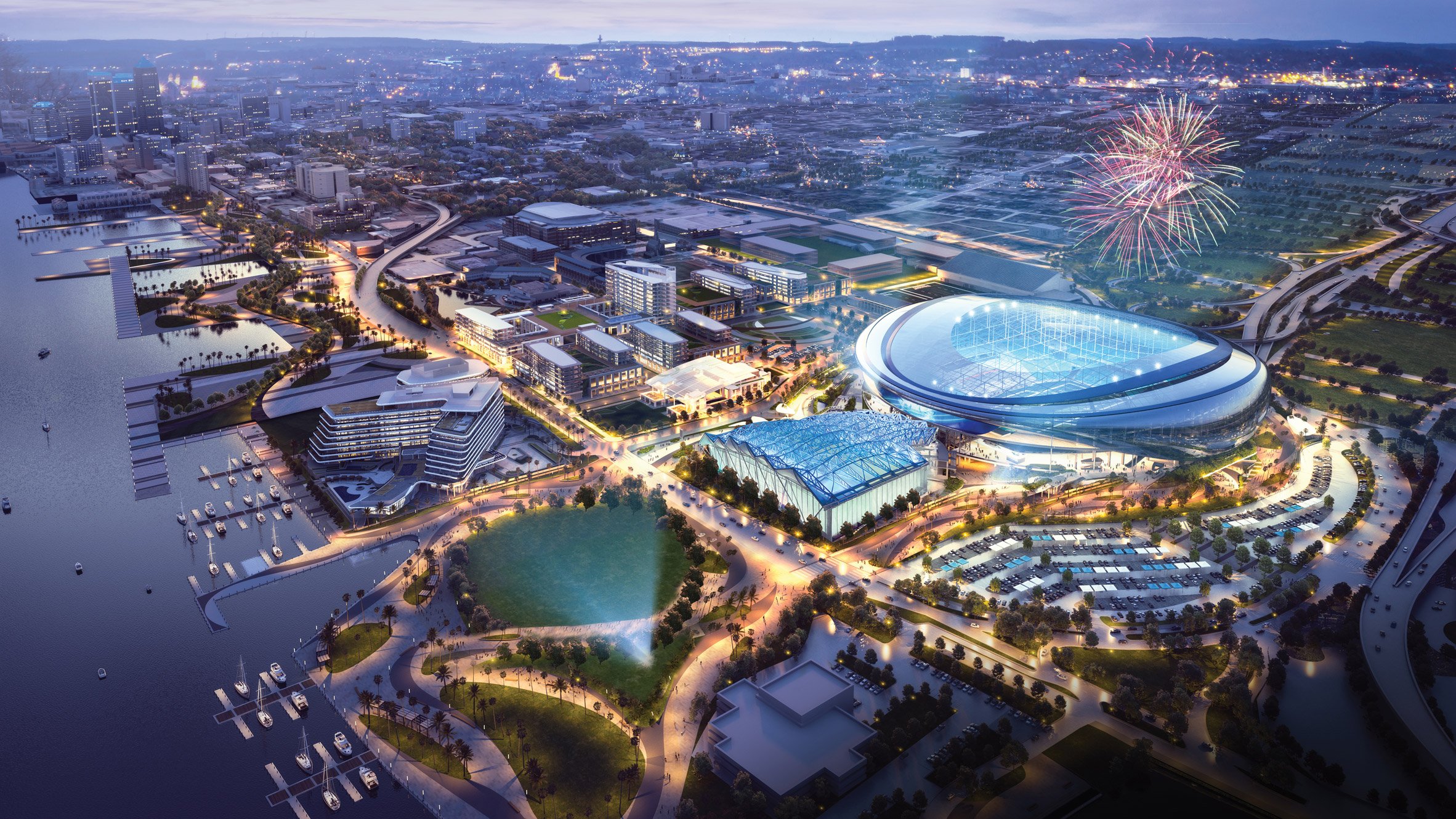 HOK stadium Jacksonville Renderings