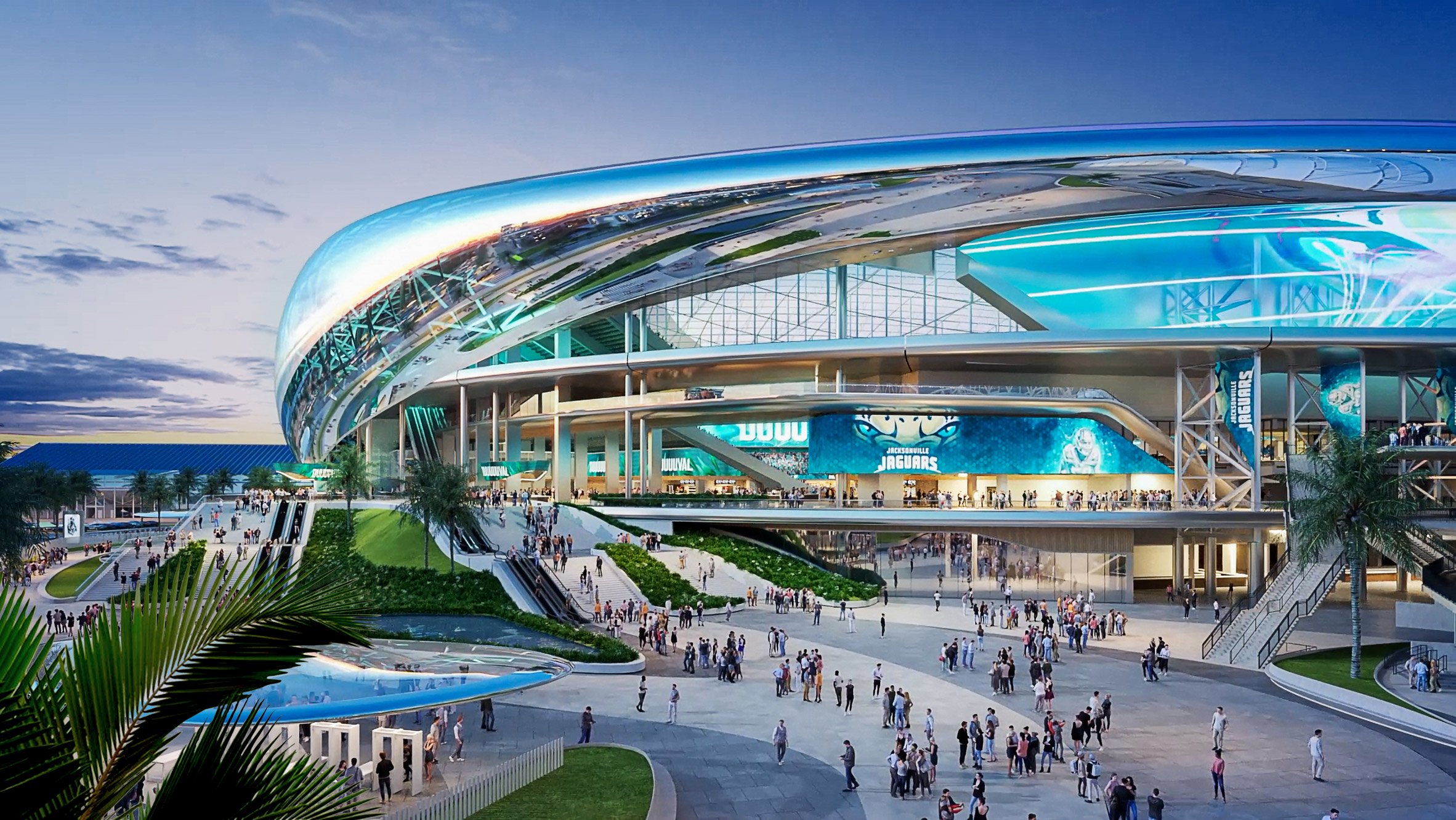HOK stadium Jacksonville Renderings