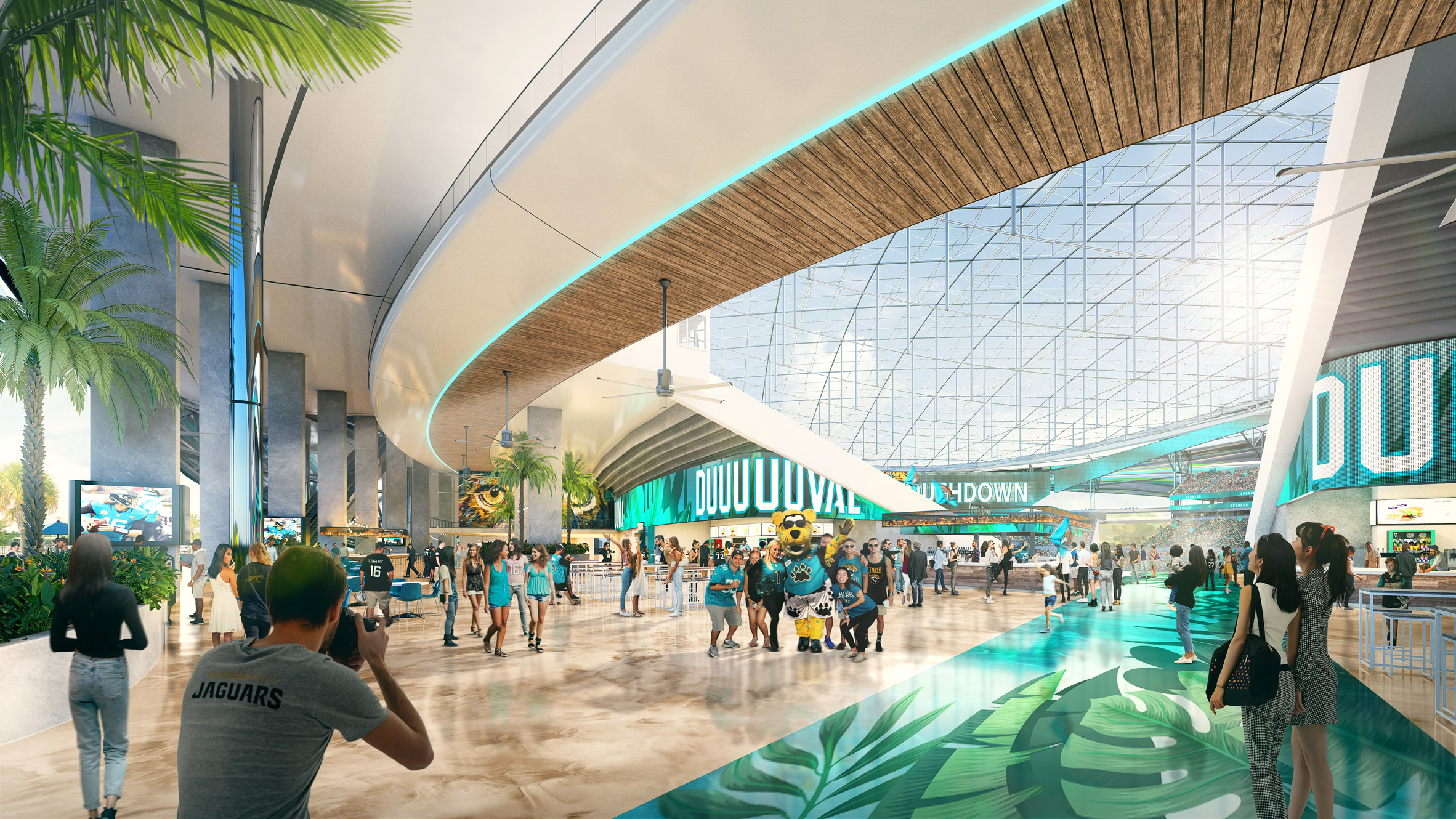 HOK stadium Jacksonville Renderings
