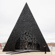 Kwaee pavilion by David Adjaye at Venice Architecture Biennale