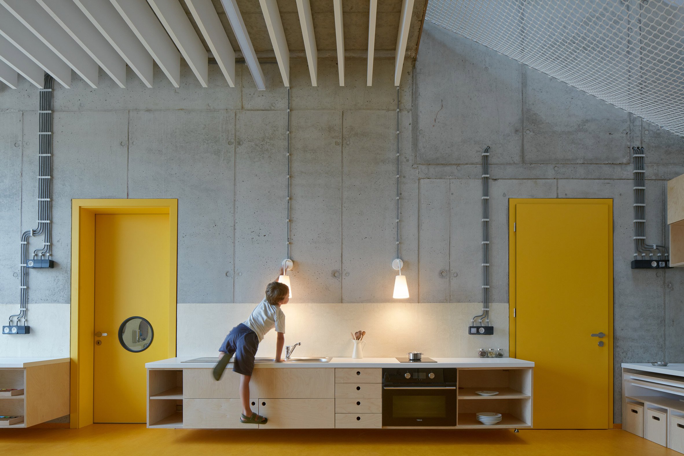 Interior image of the kindergarten