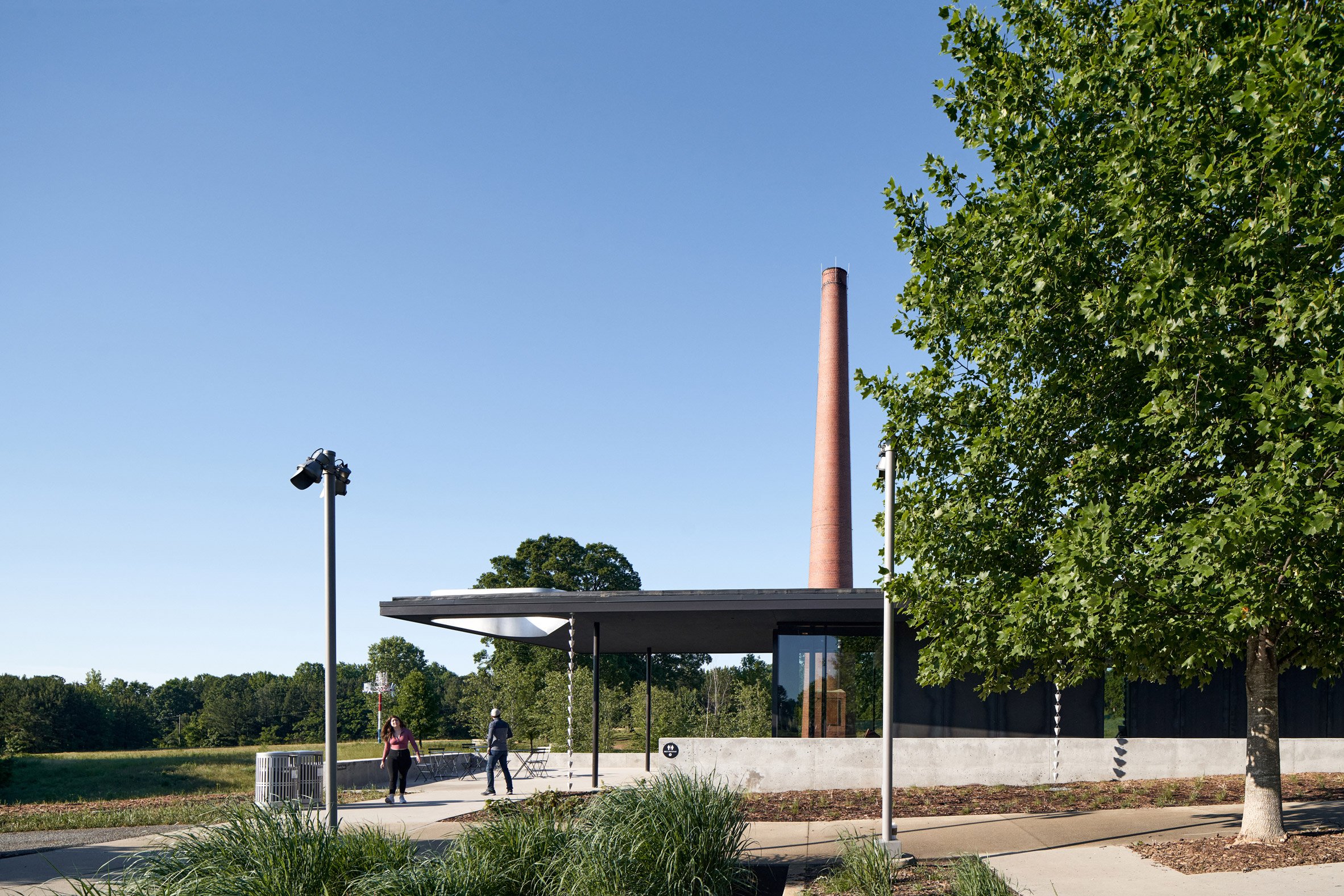 Angular visitor centre in North Carolina