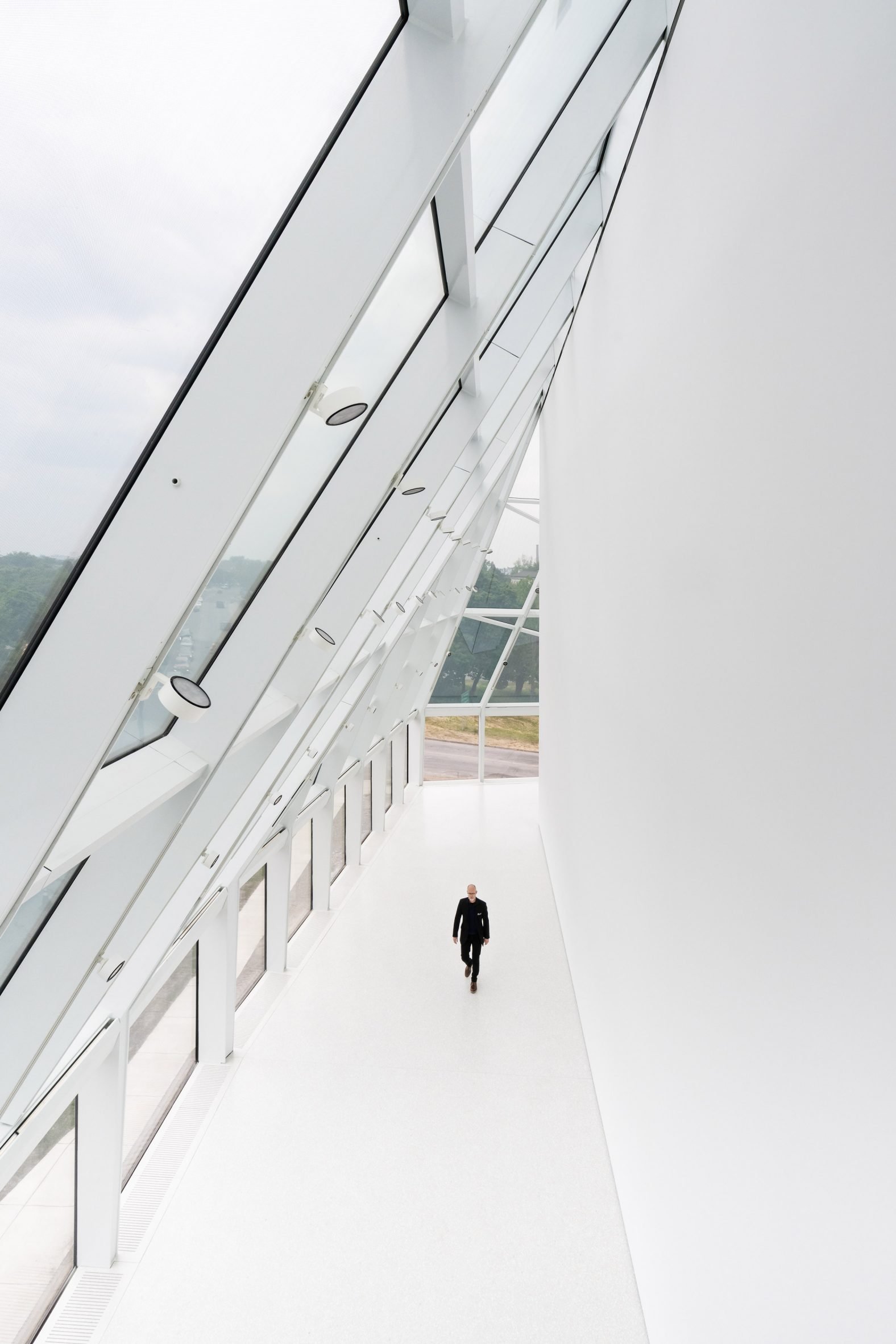 Promenade of museum in Buffalo