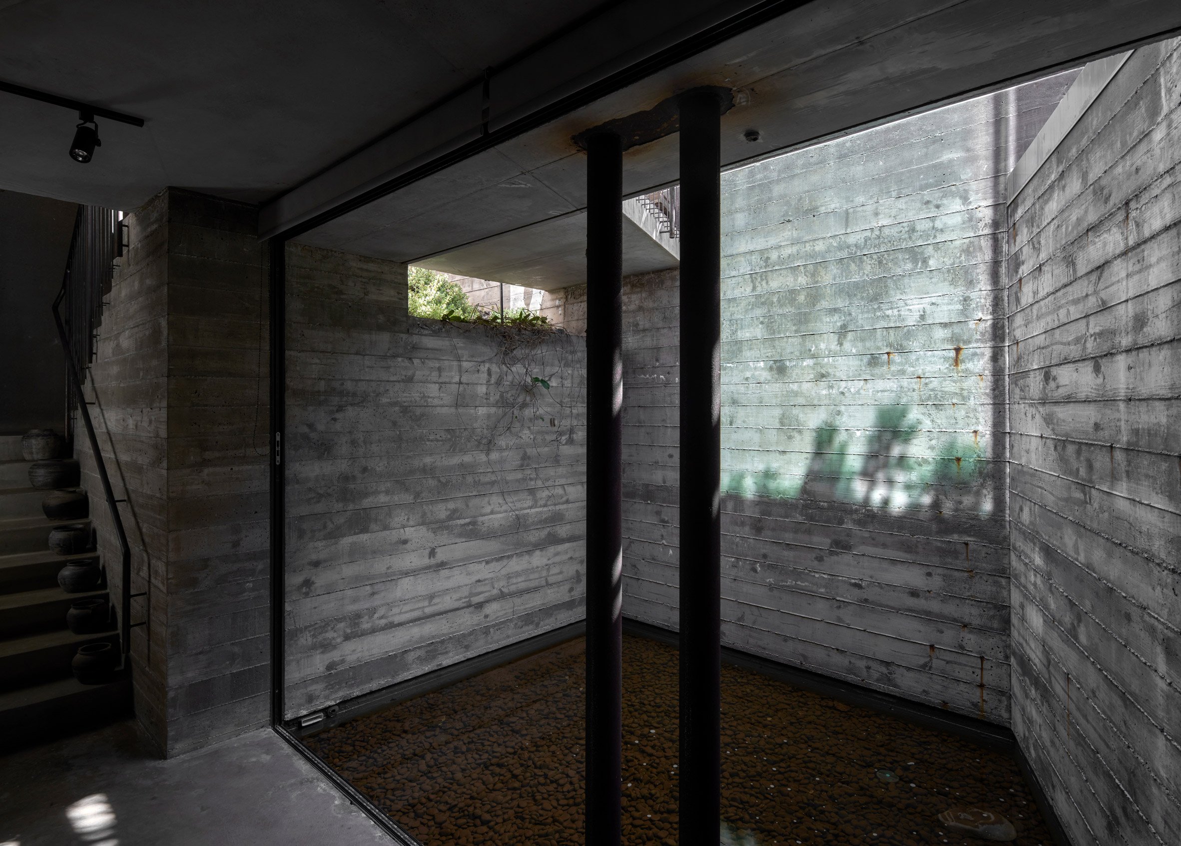 Reflecting subterranean pool