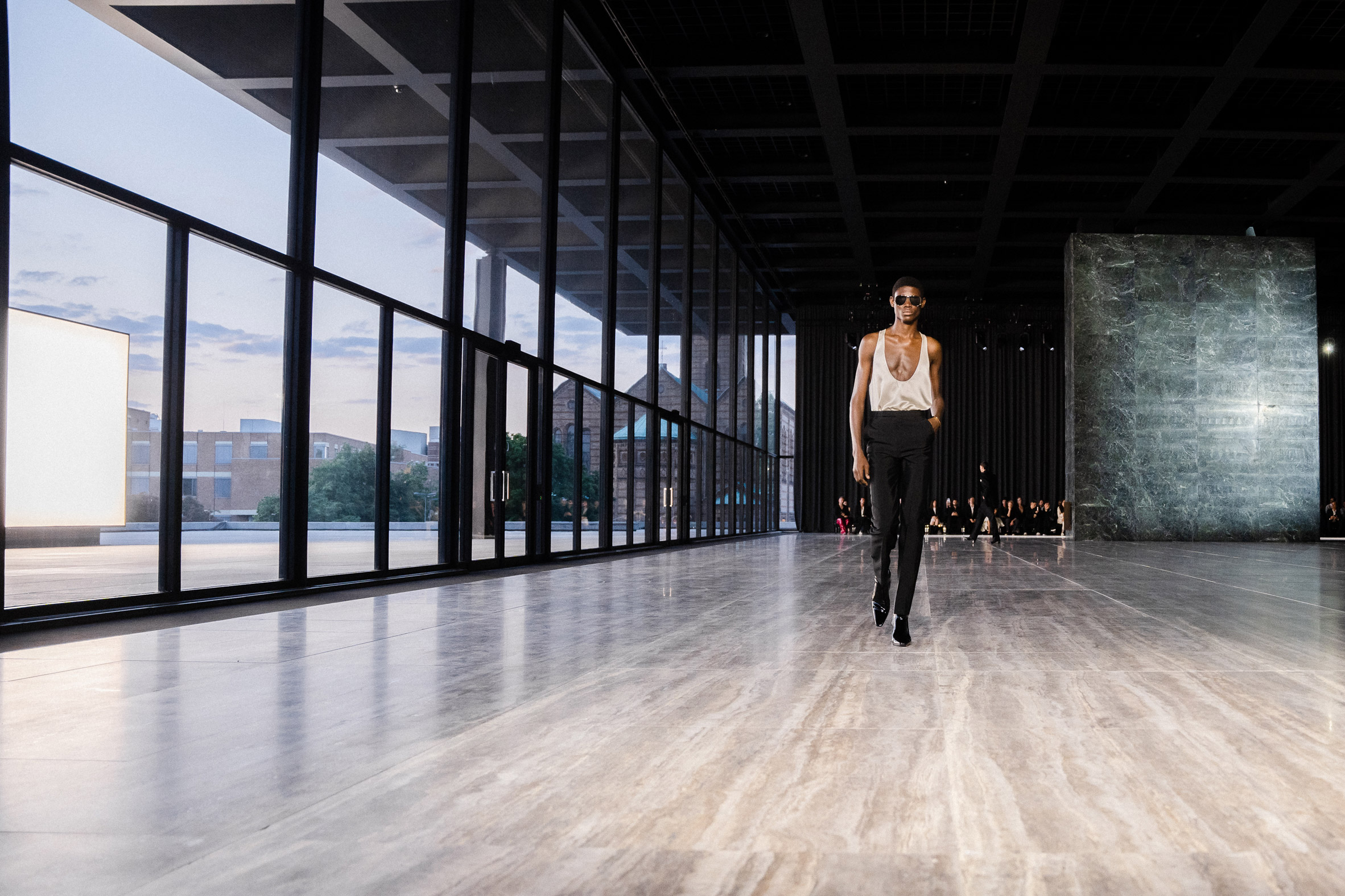 Photo of the runway at Saint Laurent