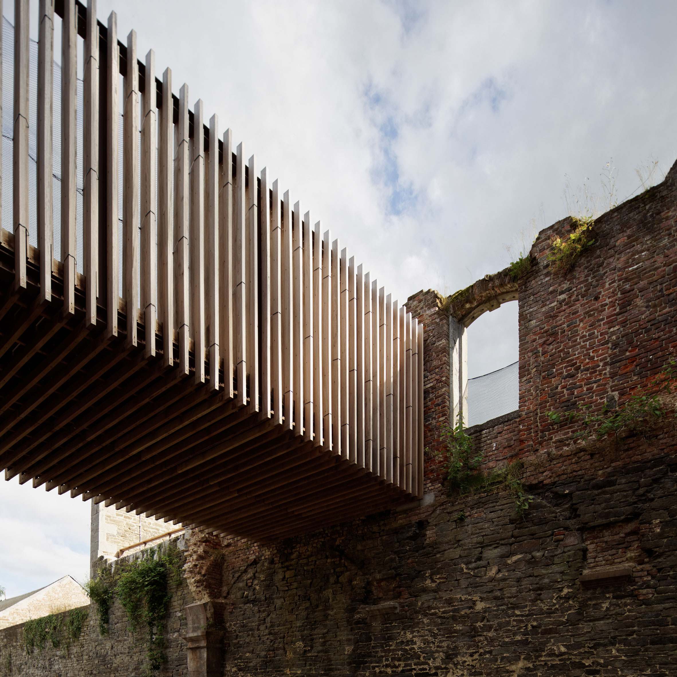 Elevated pathway in Belgium