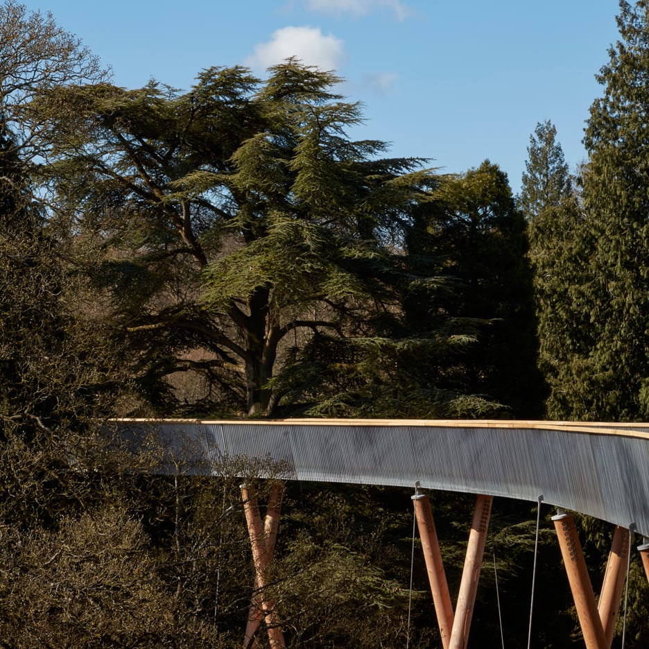 Westonbirt arboretum walkway by Howells