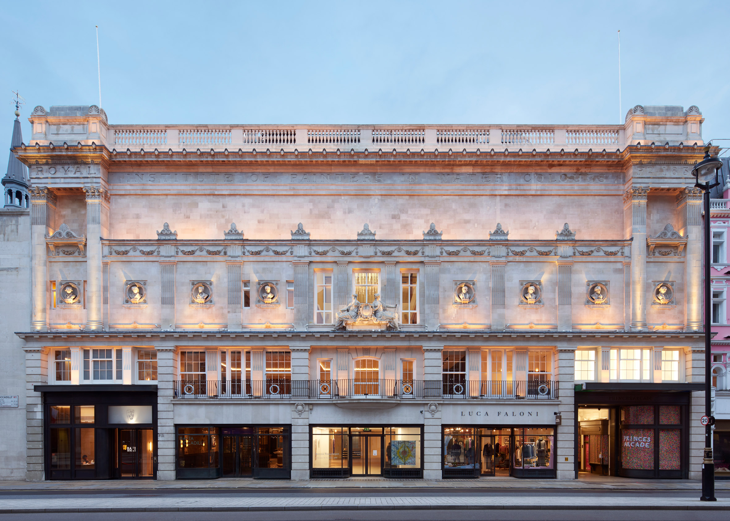 Exterior of BAFTA headquarters