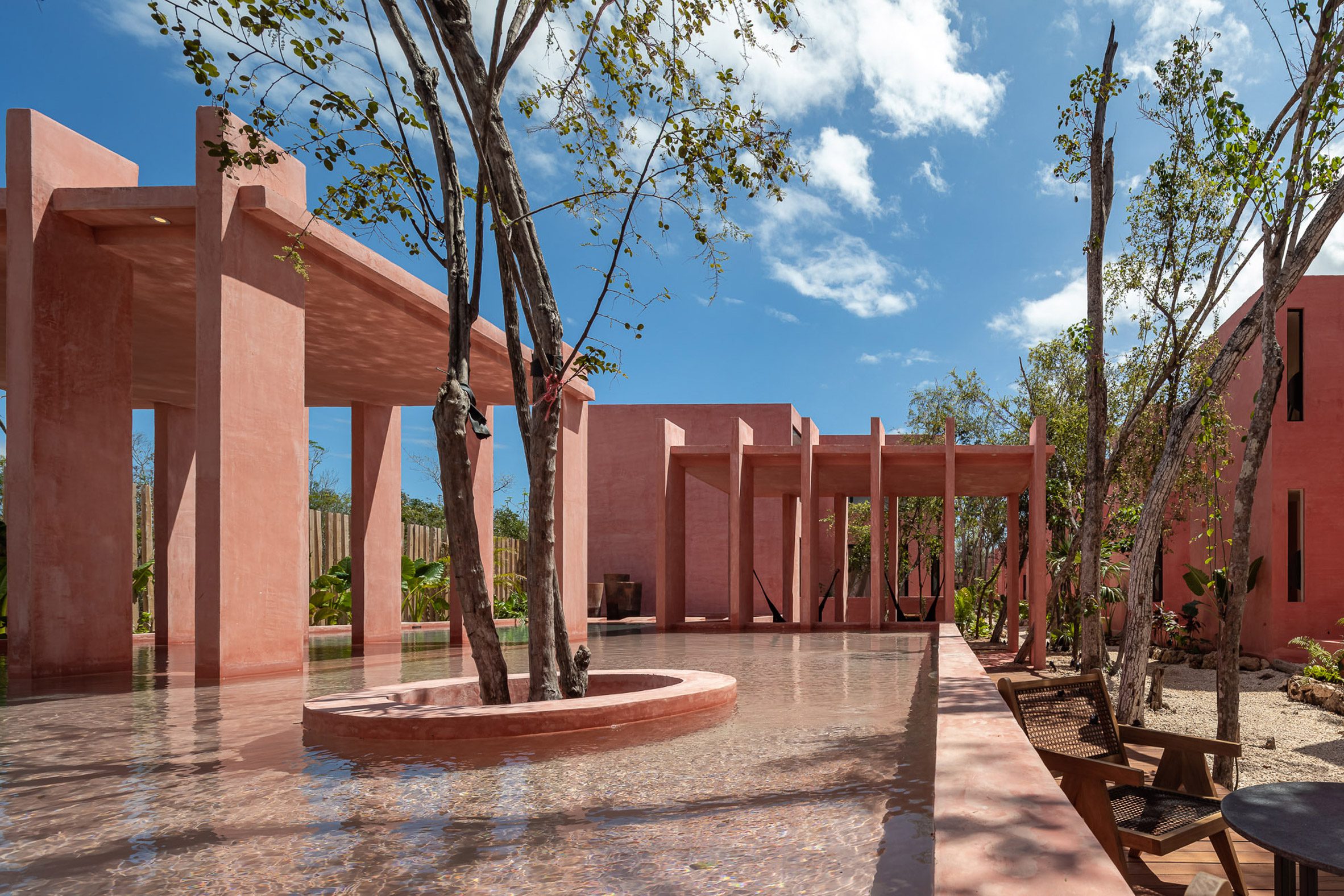 Chukum-clad shading structures
