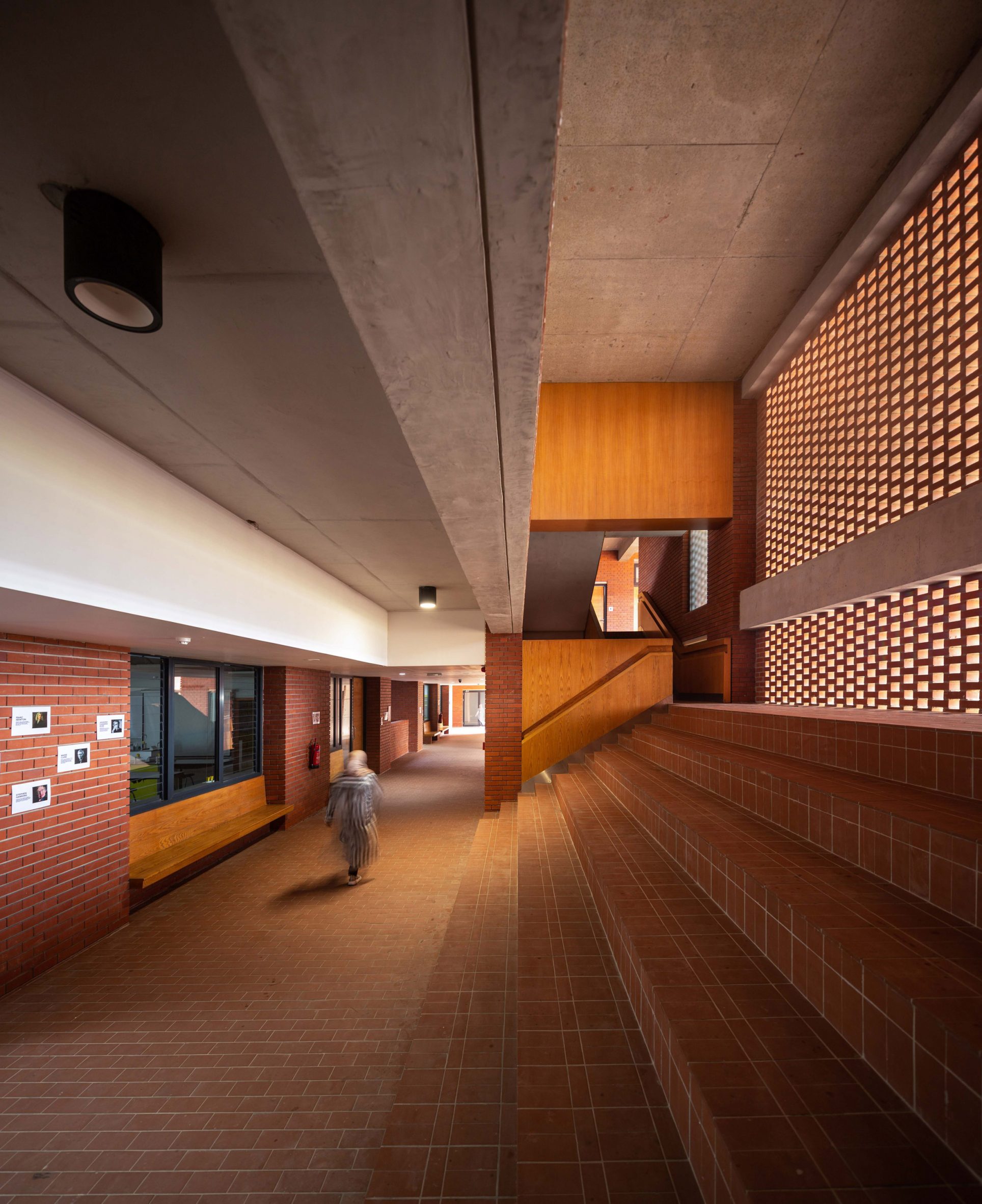 Interior photo of the Aga Khan Academy Dhaka