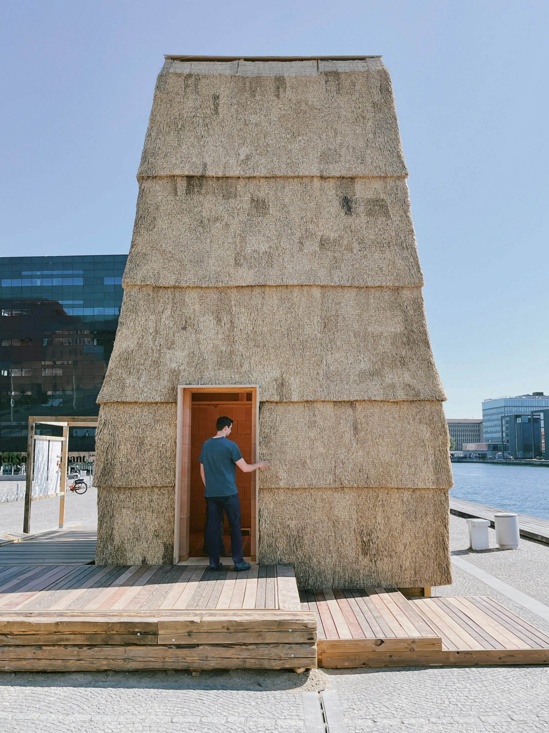 Thatched Brick Pavilion by Leth & Gori, Rønnow and CINARK