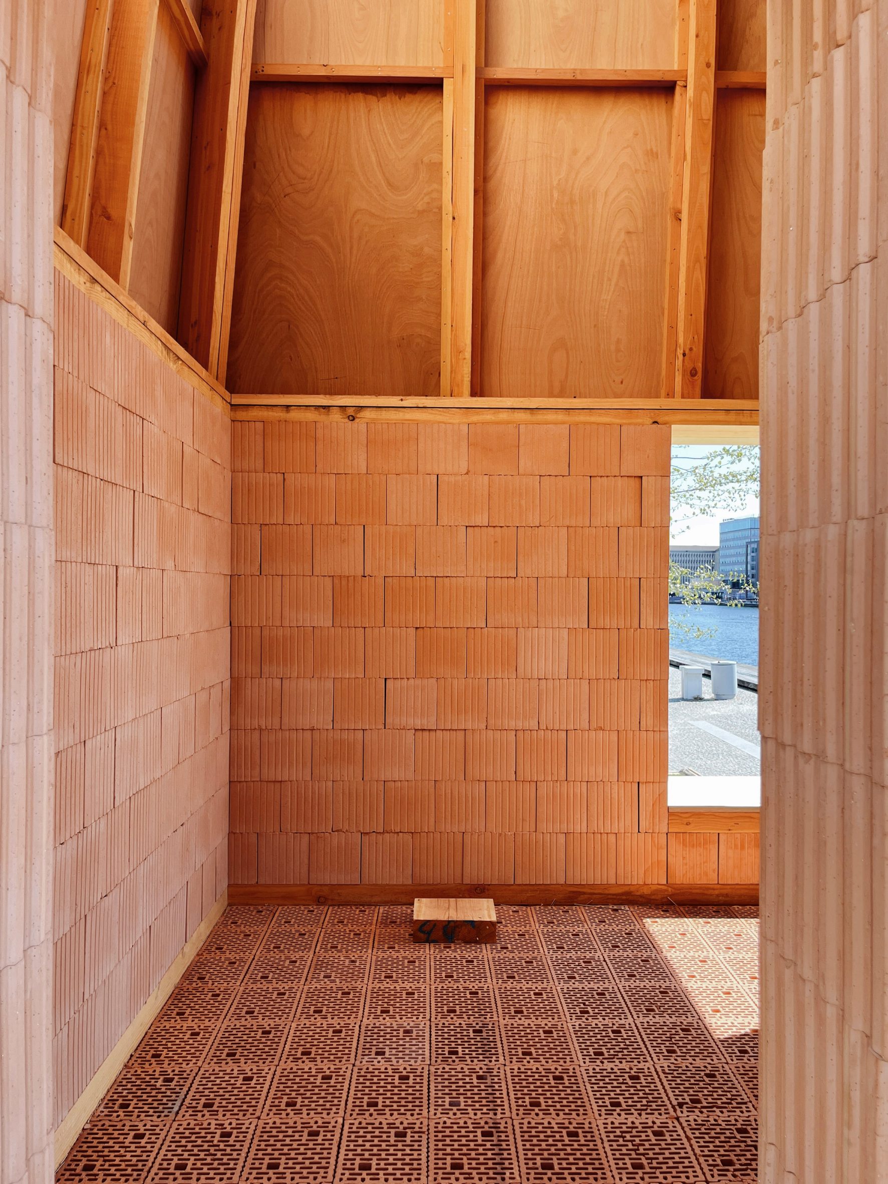 Thatched Brick Pavilion by Leth & Gori, Rønnow and CINARK