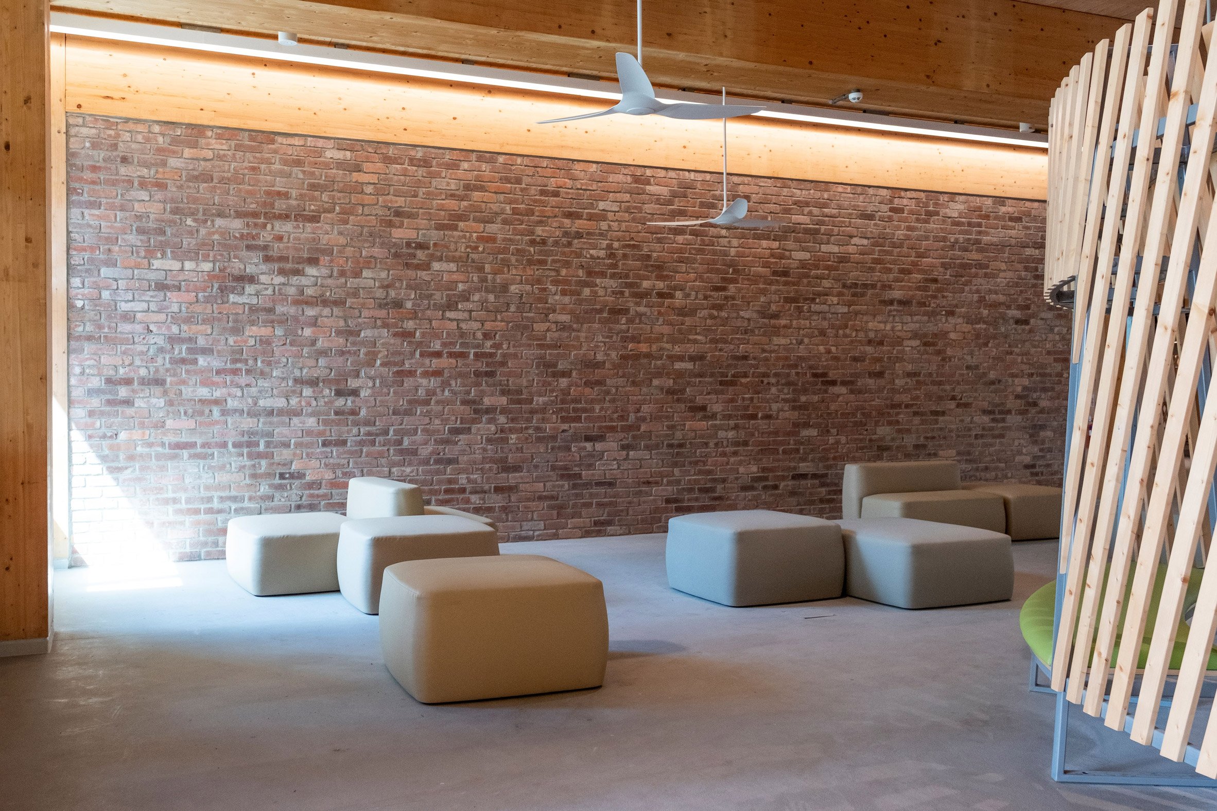 Interior of Gaia at Nanyang Technological University in Singapore by Toyo Ito