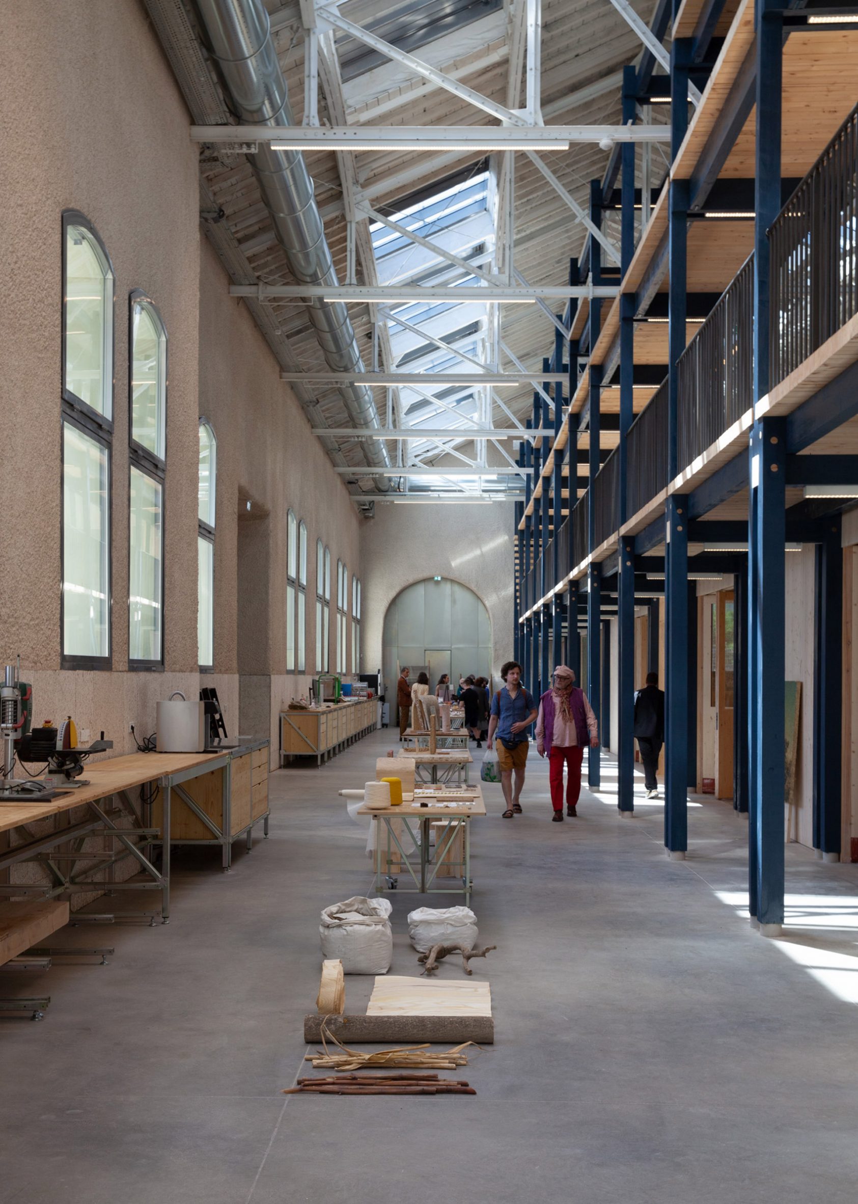 Workspace inside of Le Magasin Électrique at Luma Arles