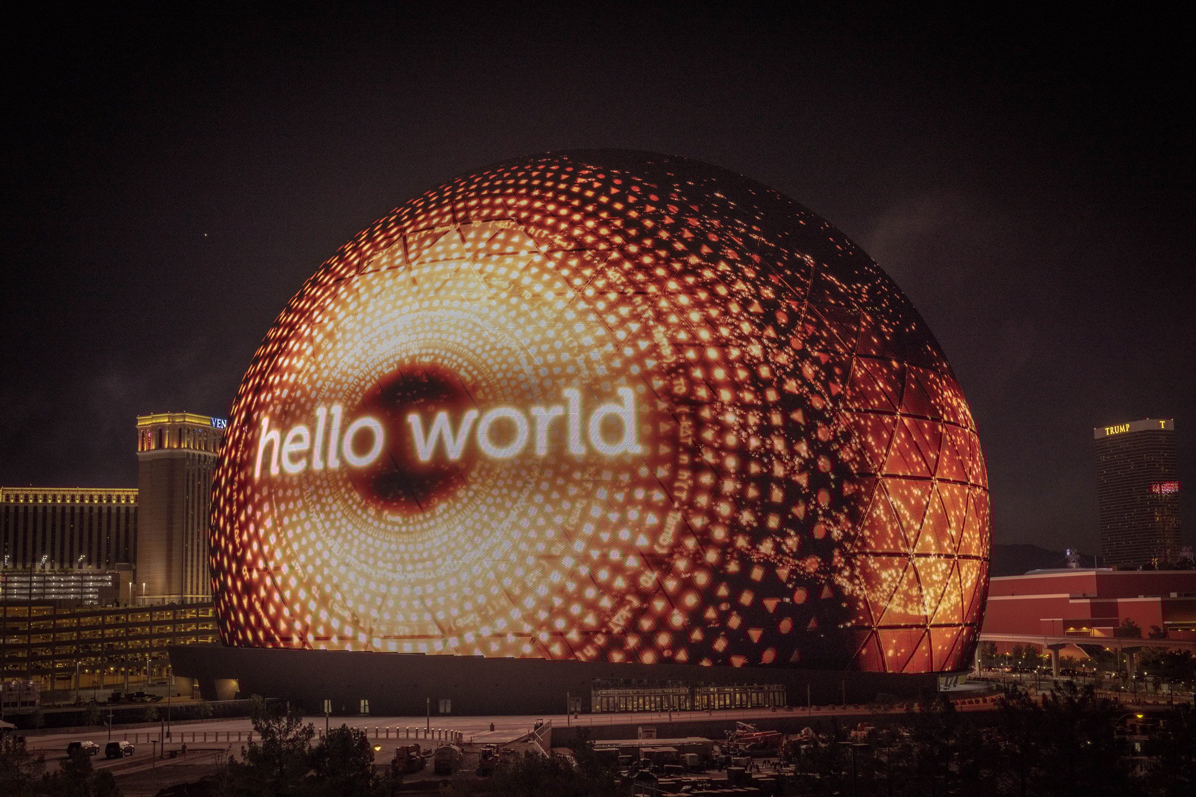 Unveiling of MSG Sphere Las Vegas