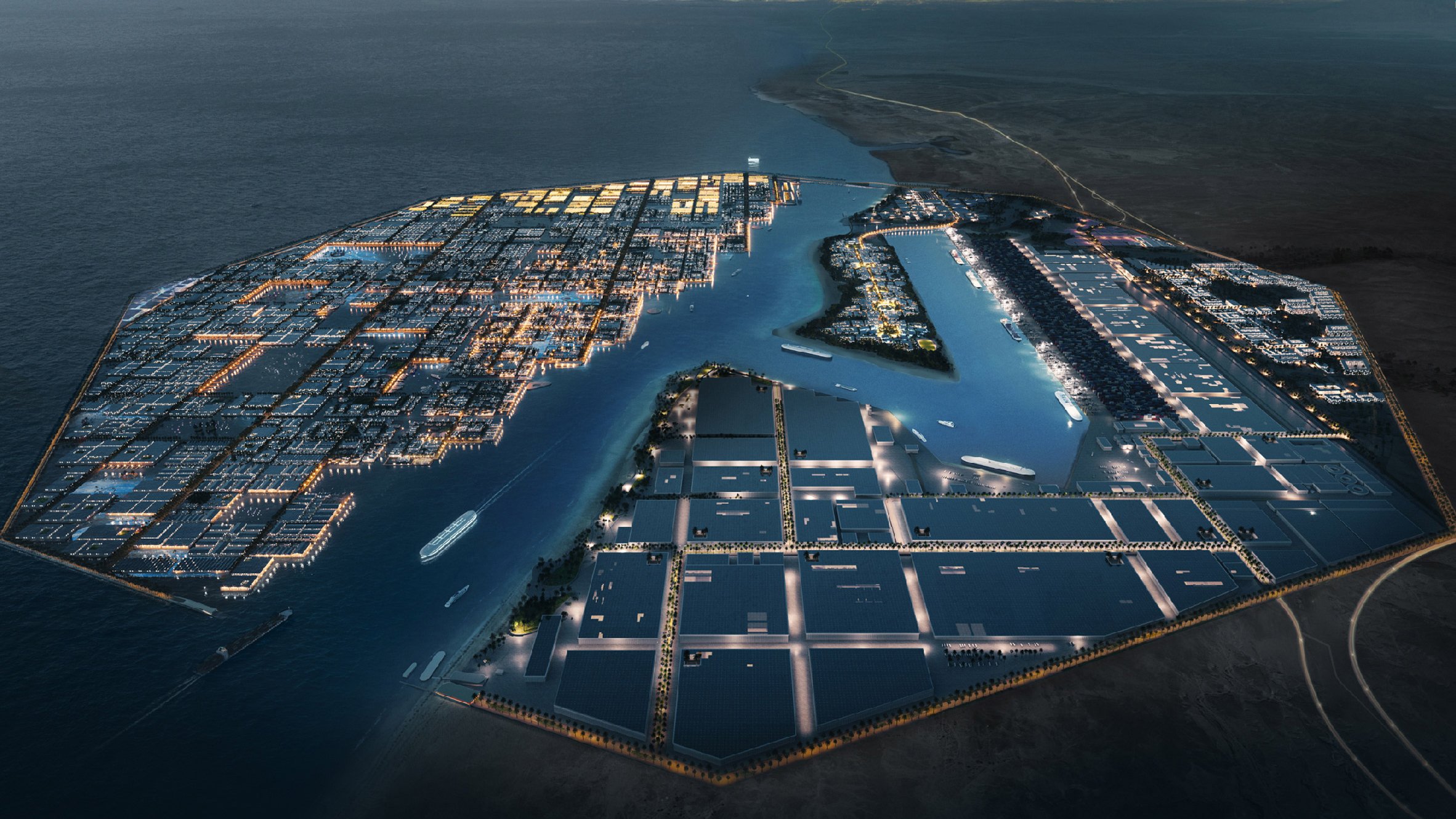Oxagon port at Neom