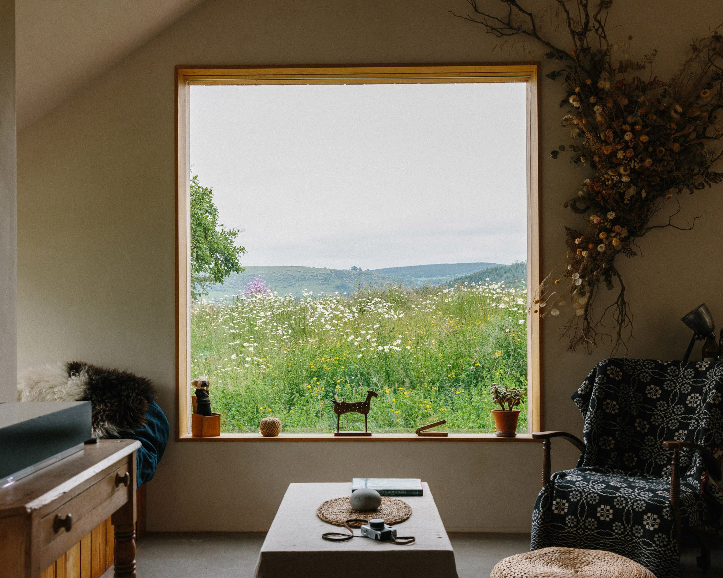 Interior of Pen y Common extension