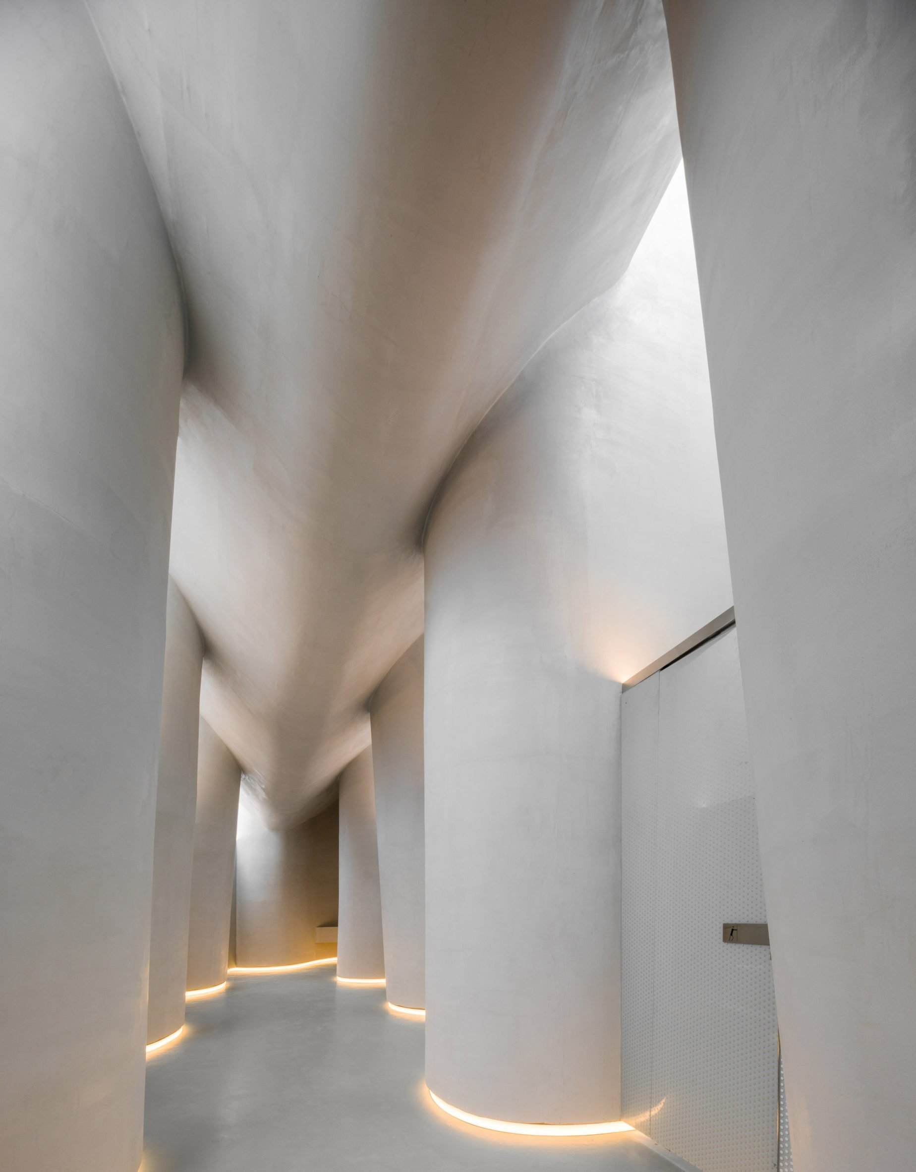 Interior photo of the Beijing public toilet