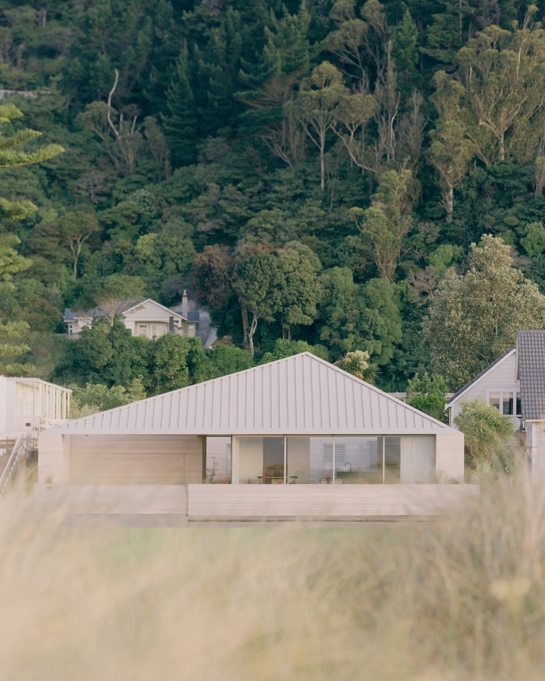 Front facade of RK Residence by Seear-Budd Ross