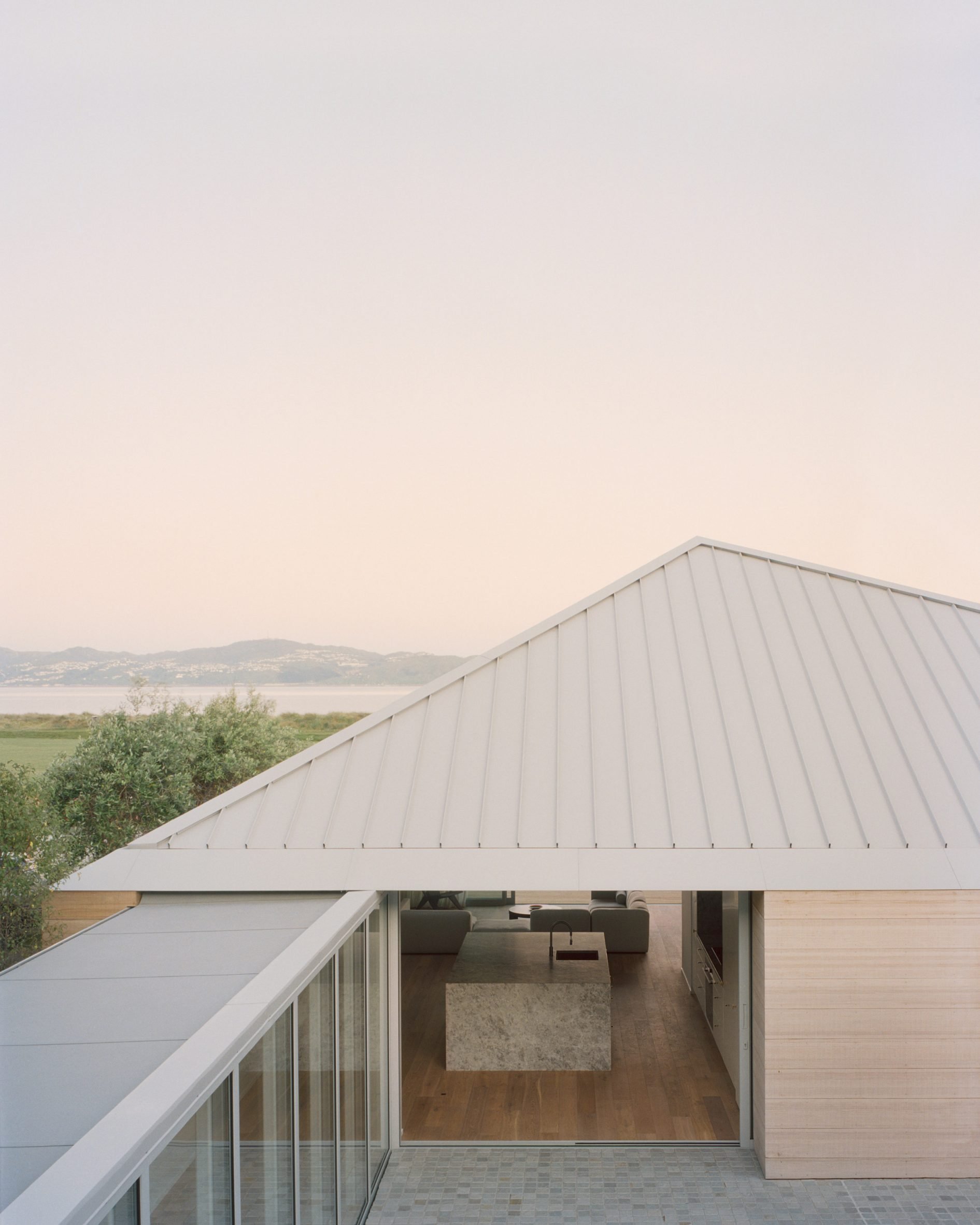 Roof view of RK Residence in Wellington