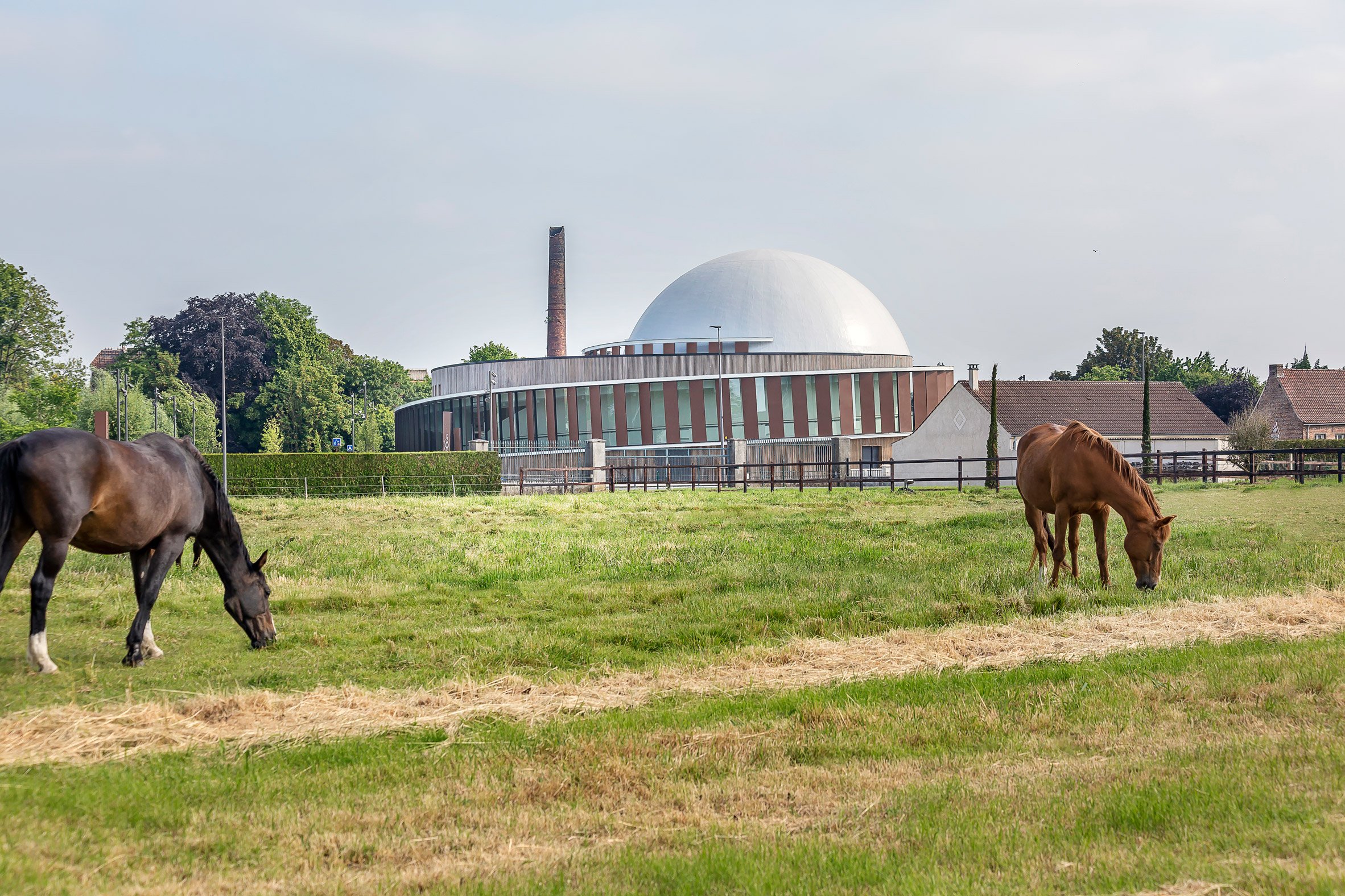 Exterior of French planetarium