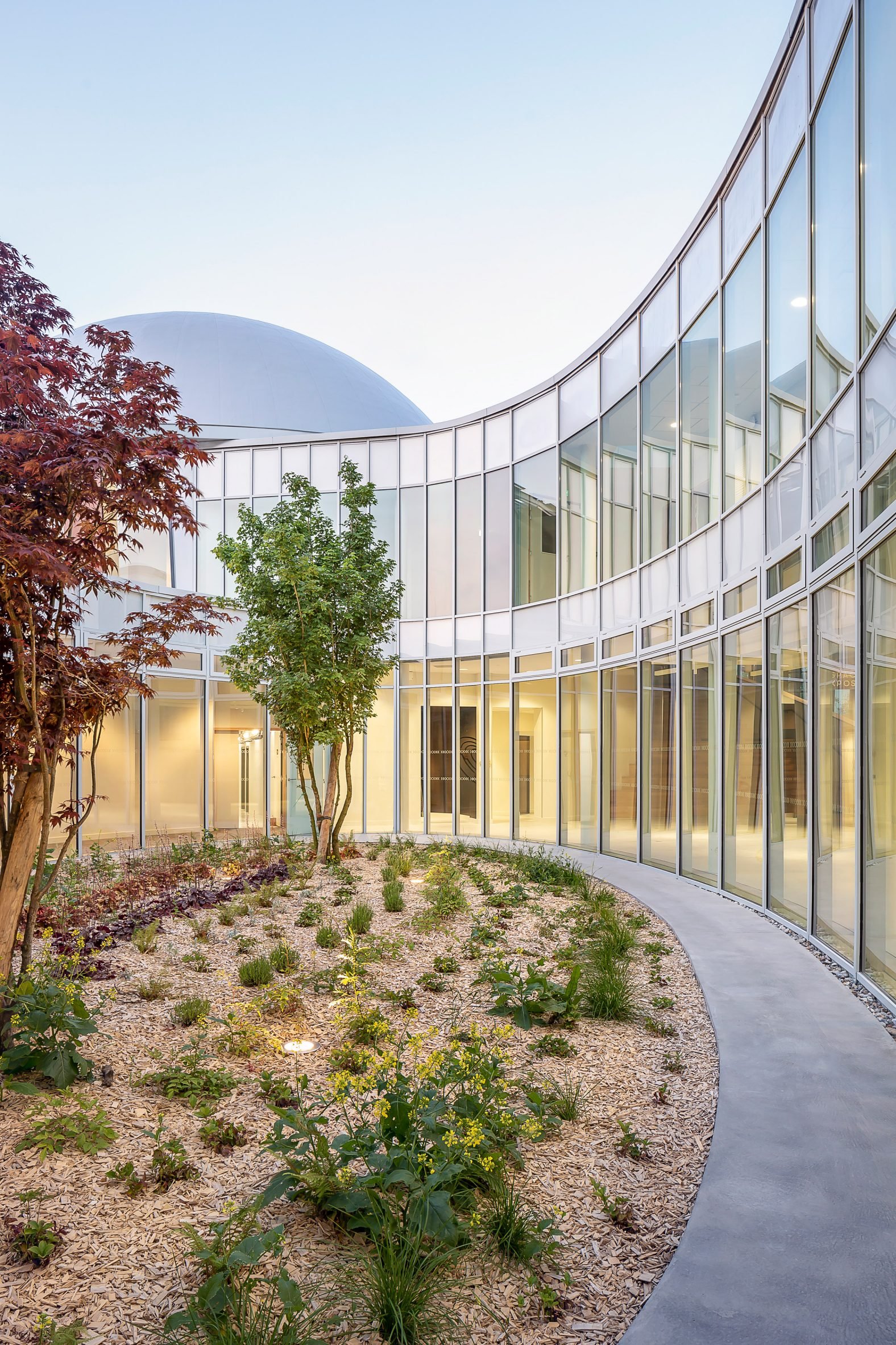 Garden at French planetarium