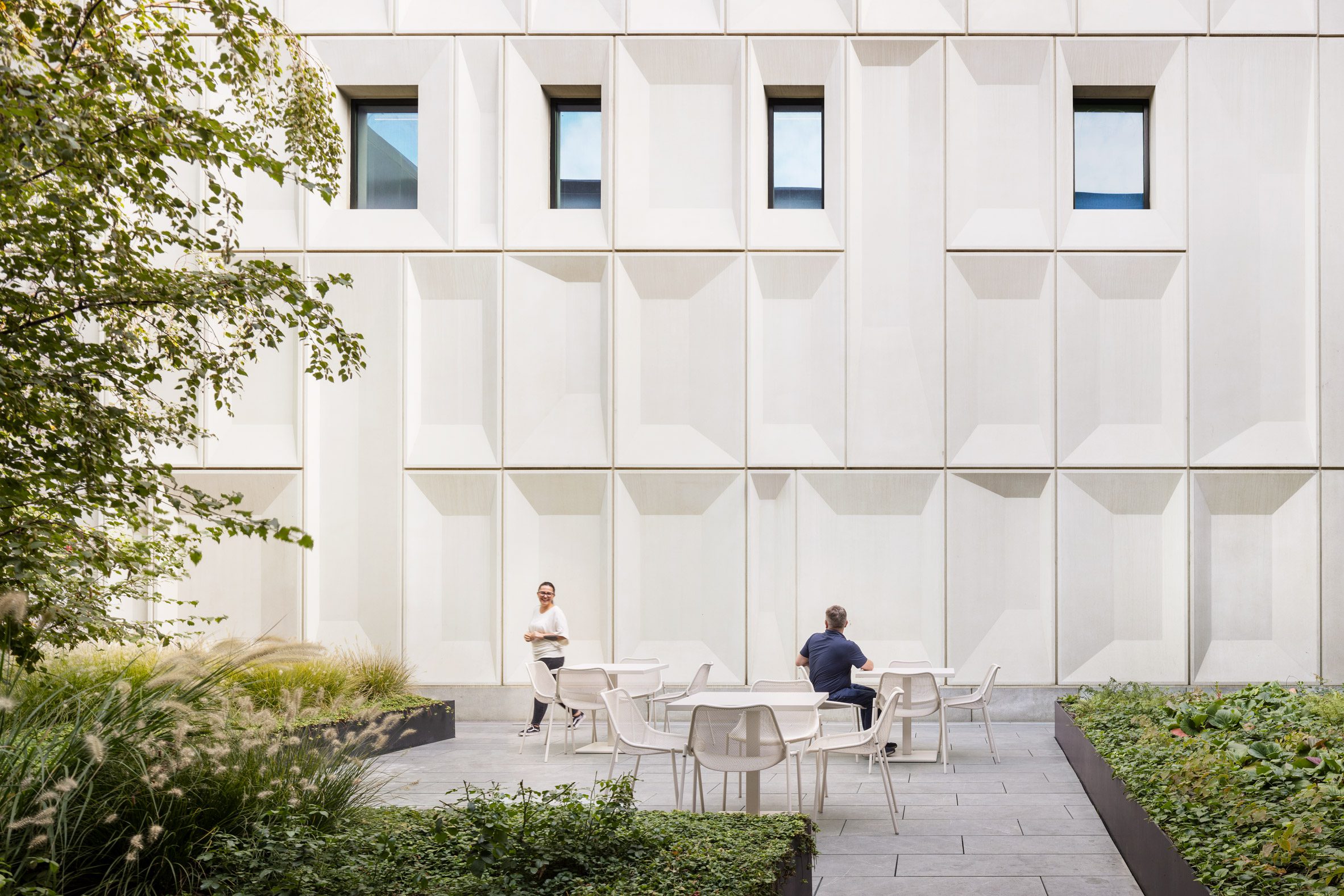 Courtyard of the US Embassy in Ankara
