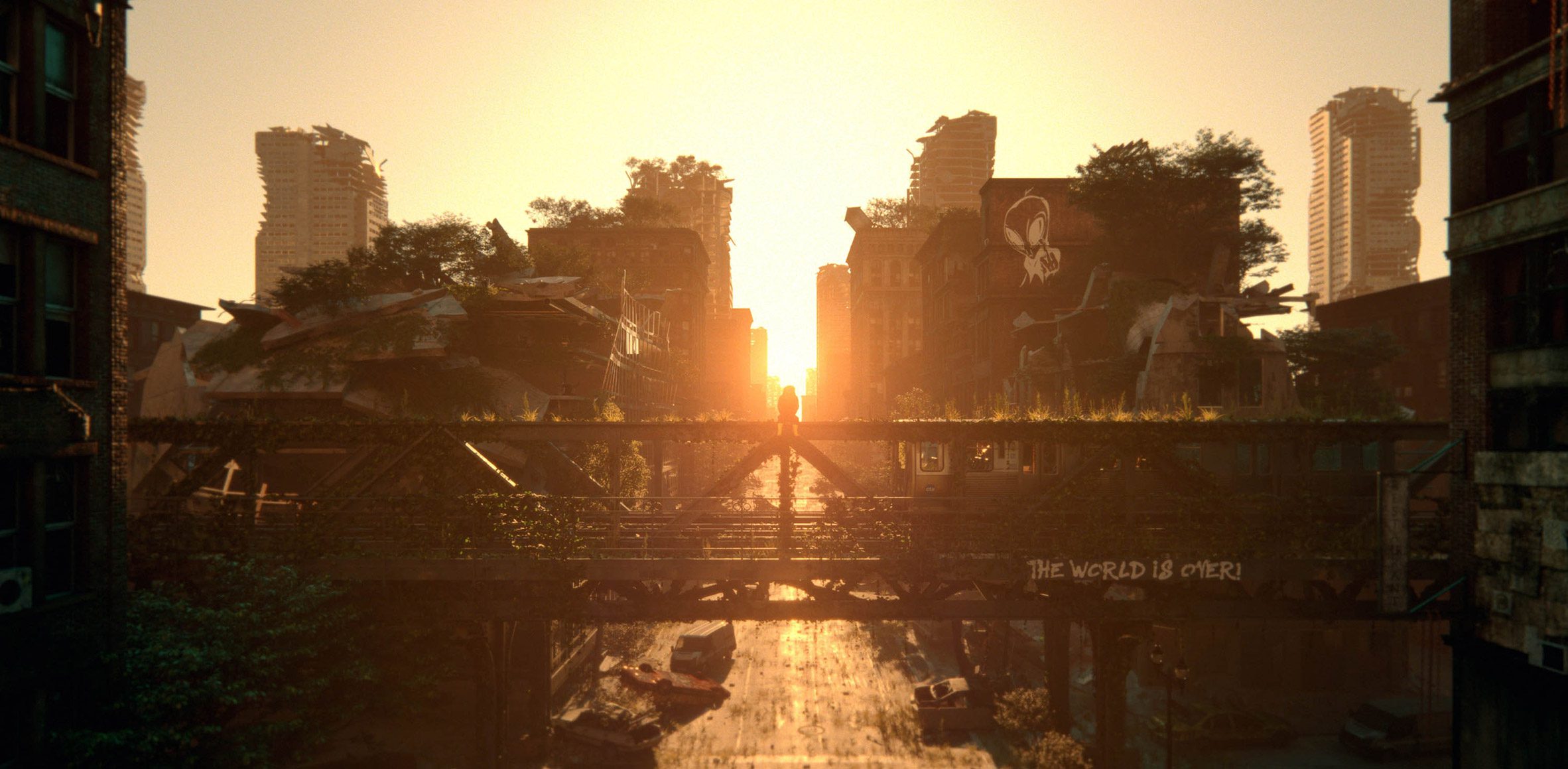 Dystopian city