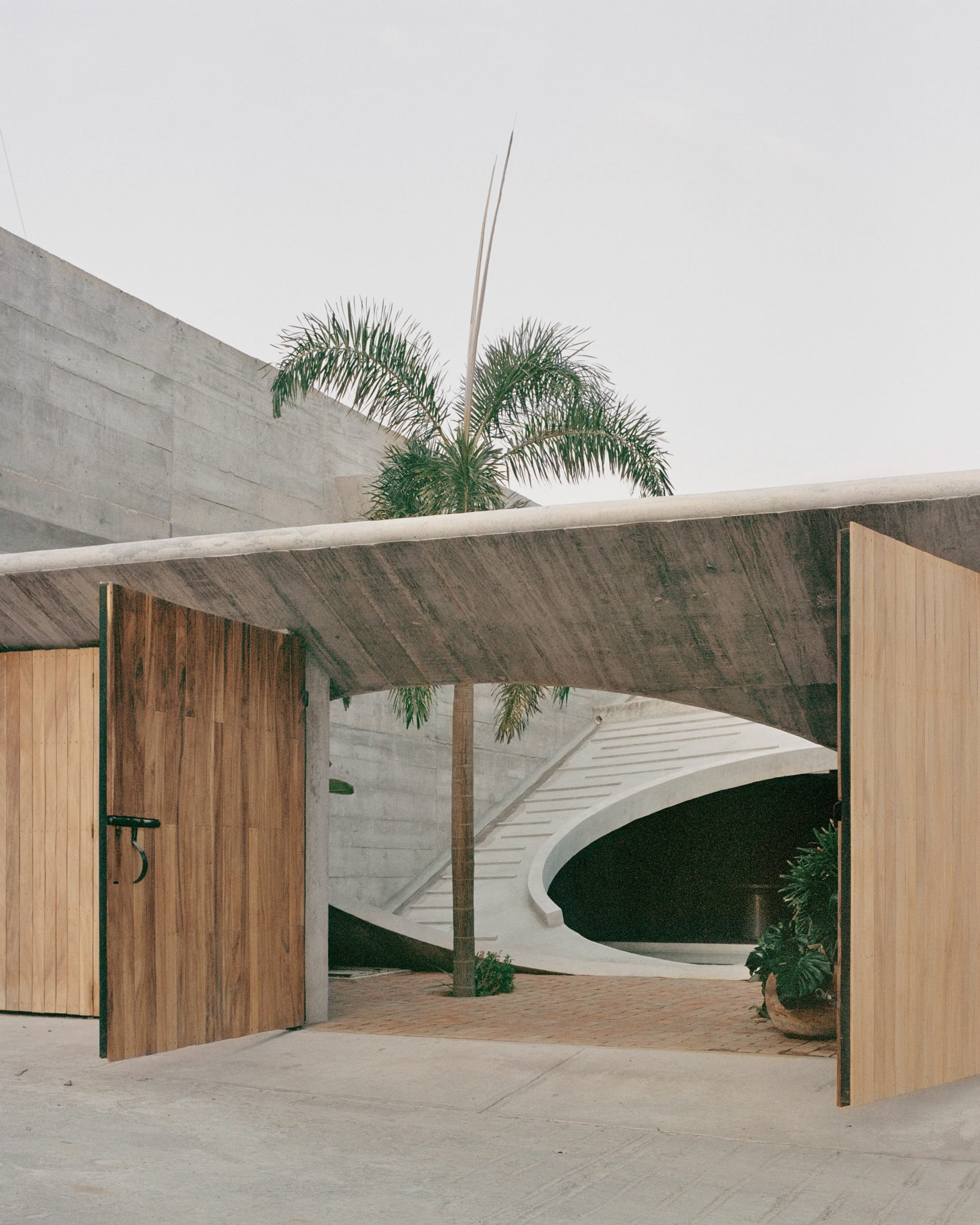 The opening to a home in Puerto Escondido