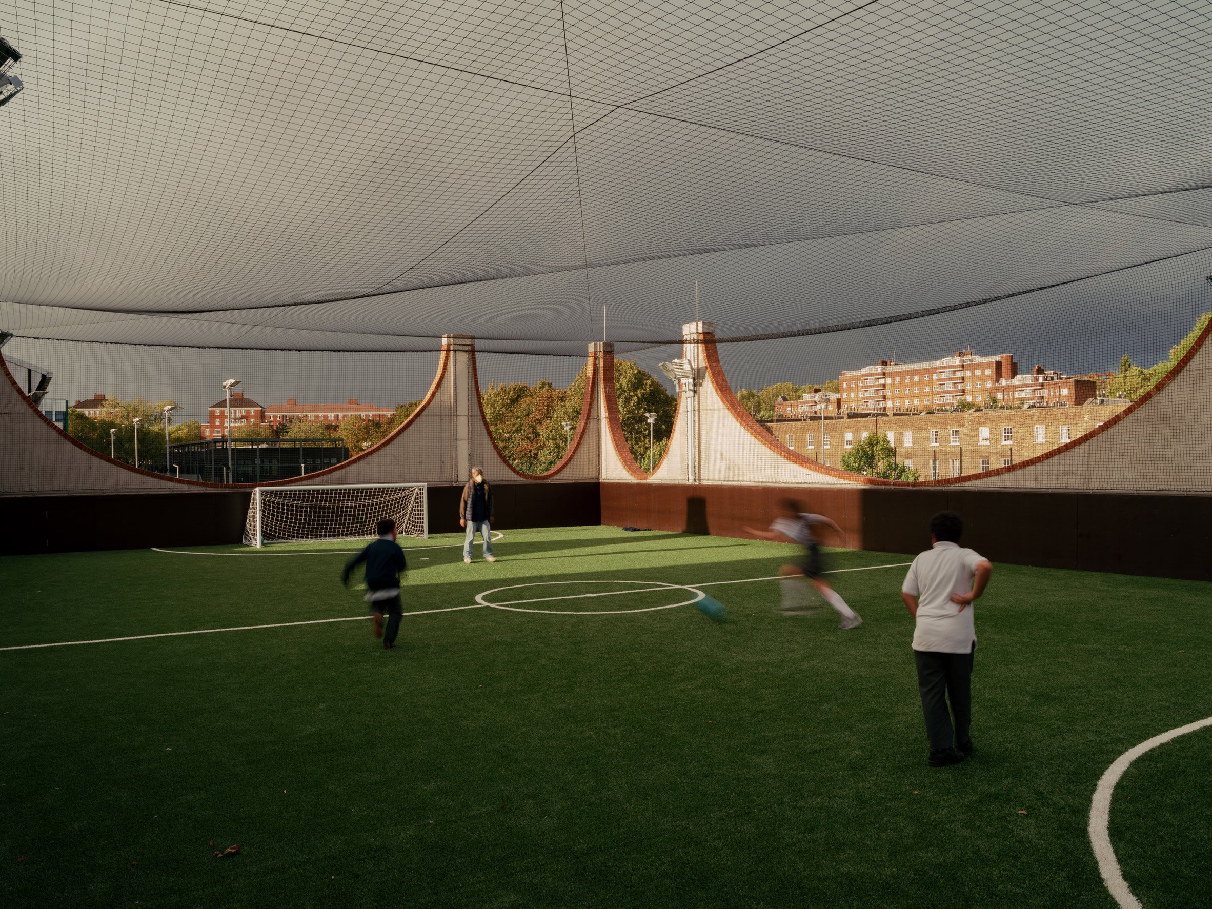 Rooftop playing field