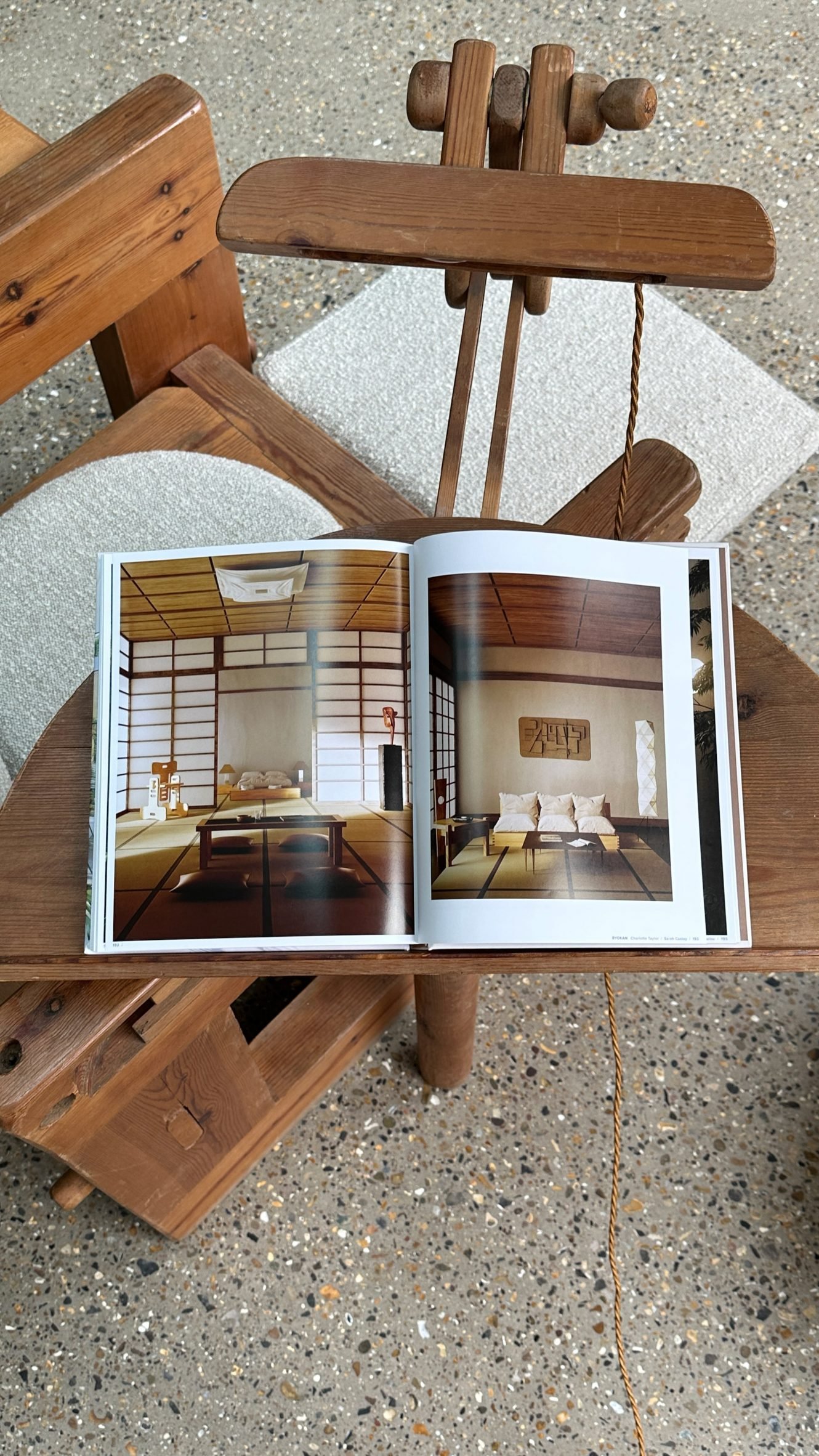 The Design Dreams book open on a table
