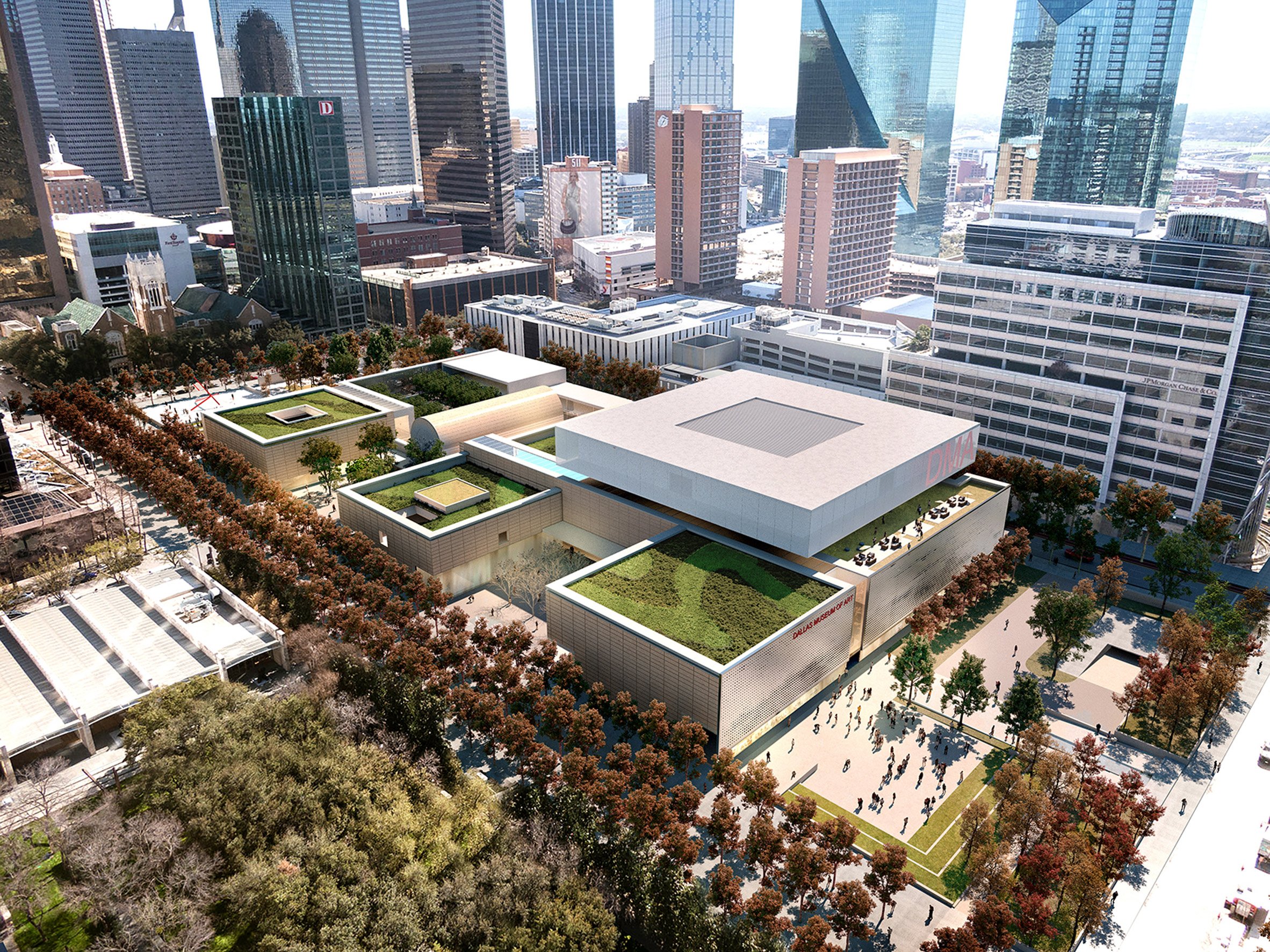 Nieto Sobejano Arquitectos Dallas Art Museum renderings