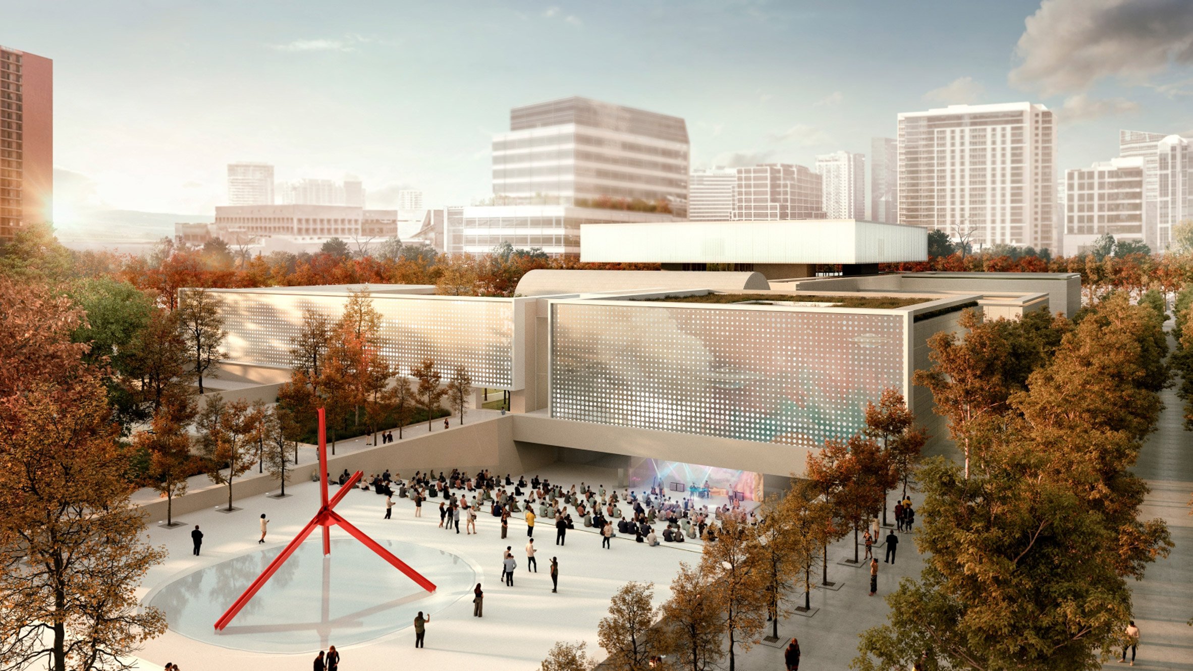 Nieto Sobejano Arquitectos Dallas Art Museum renderings