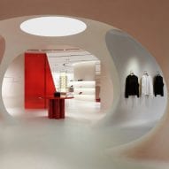 Ferrari Maranello store interior by Sybarite