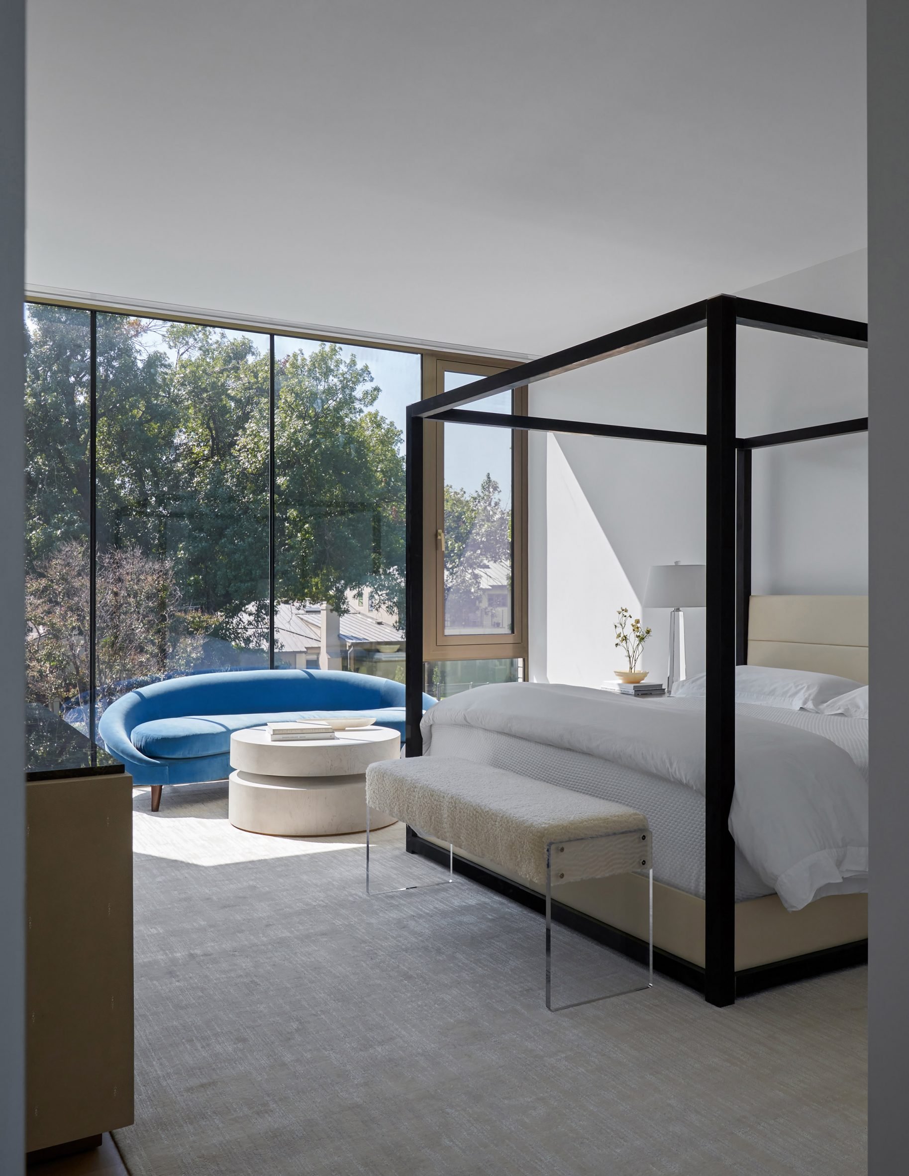 Geometric sleeping area within Greenway Parks Residence