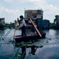 Children on a rowing boat in Jongensland, photographed by Ursula Schulz-Dornburg