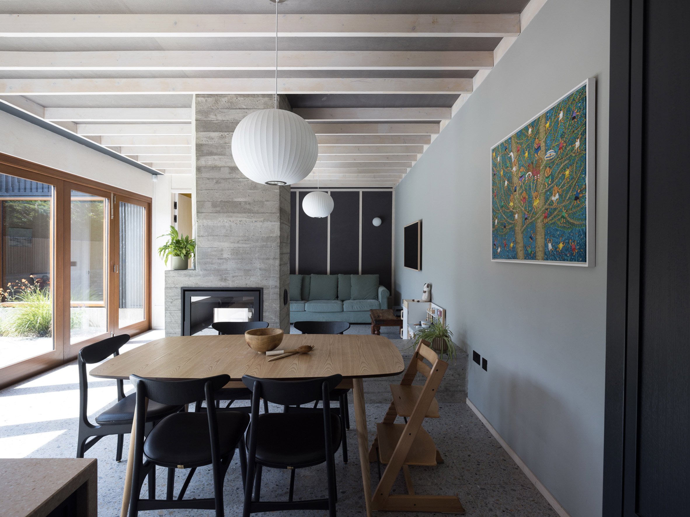 Dining room of Vavasour House in Dublin
