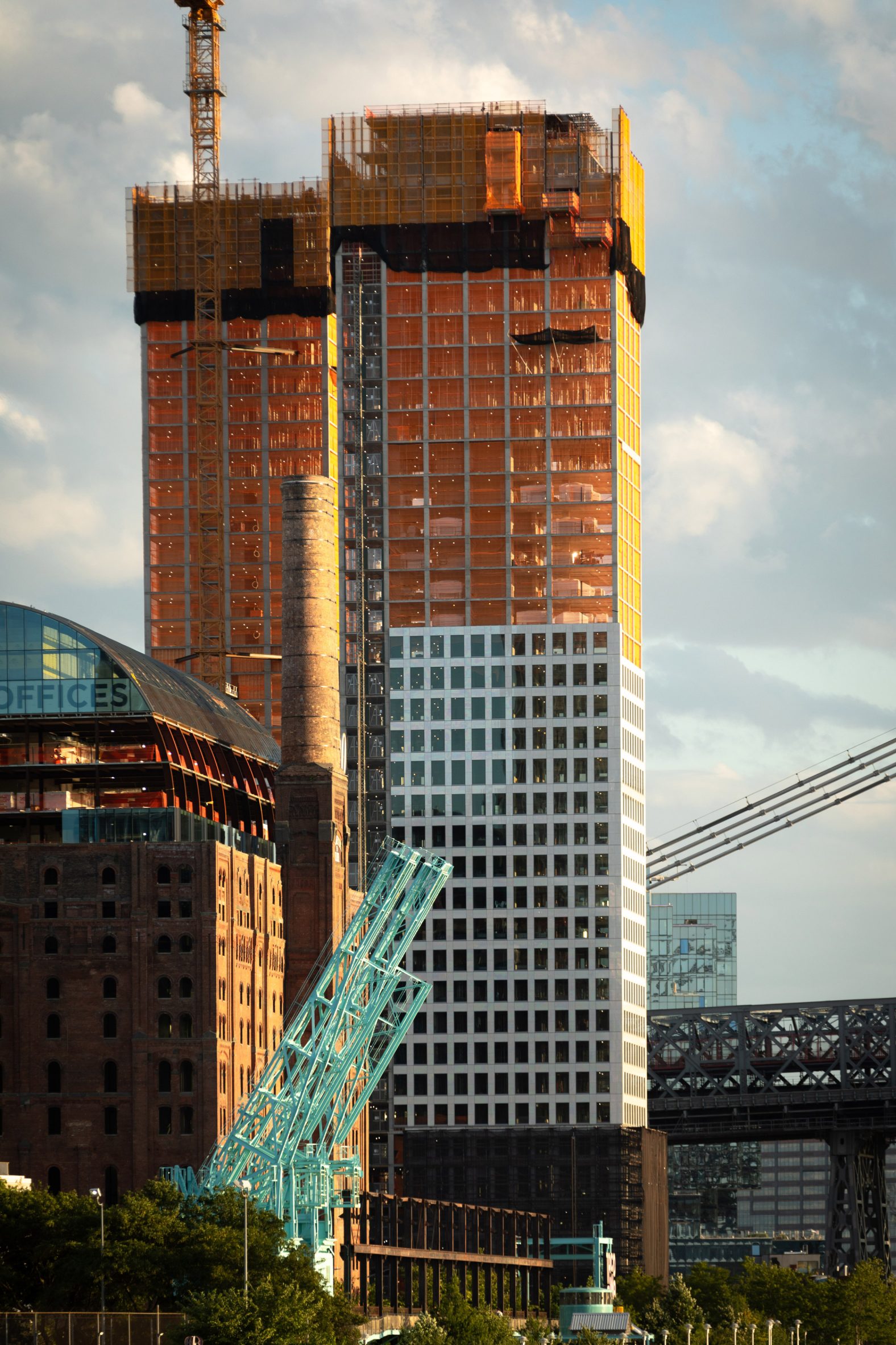 In-progress skyscrapers