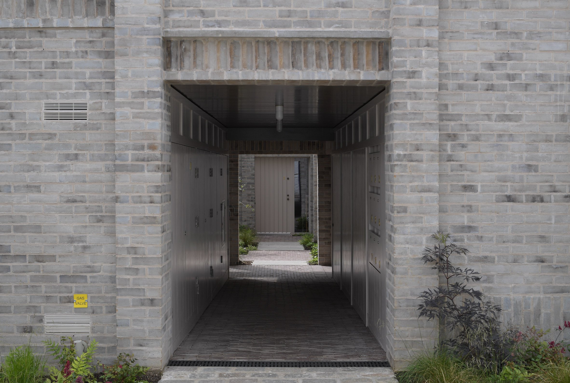 Photo of a pathway at Lavender Hill Courtyard Housing