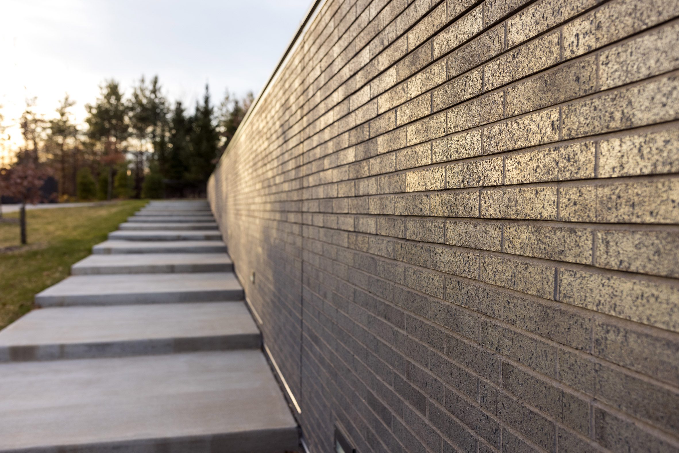 Ebonite Velour bricks by Glen-Gery