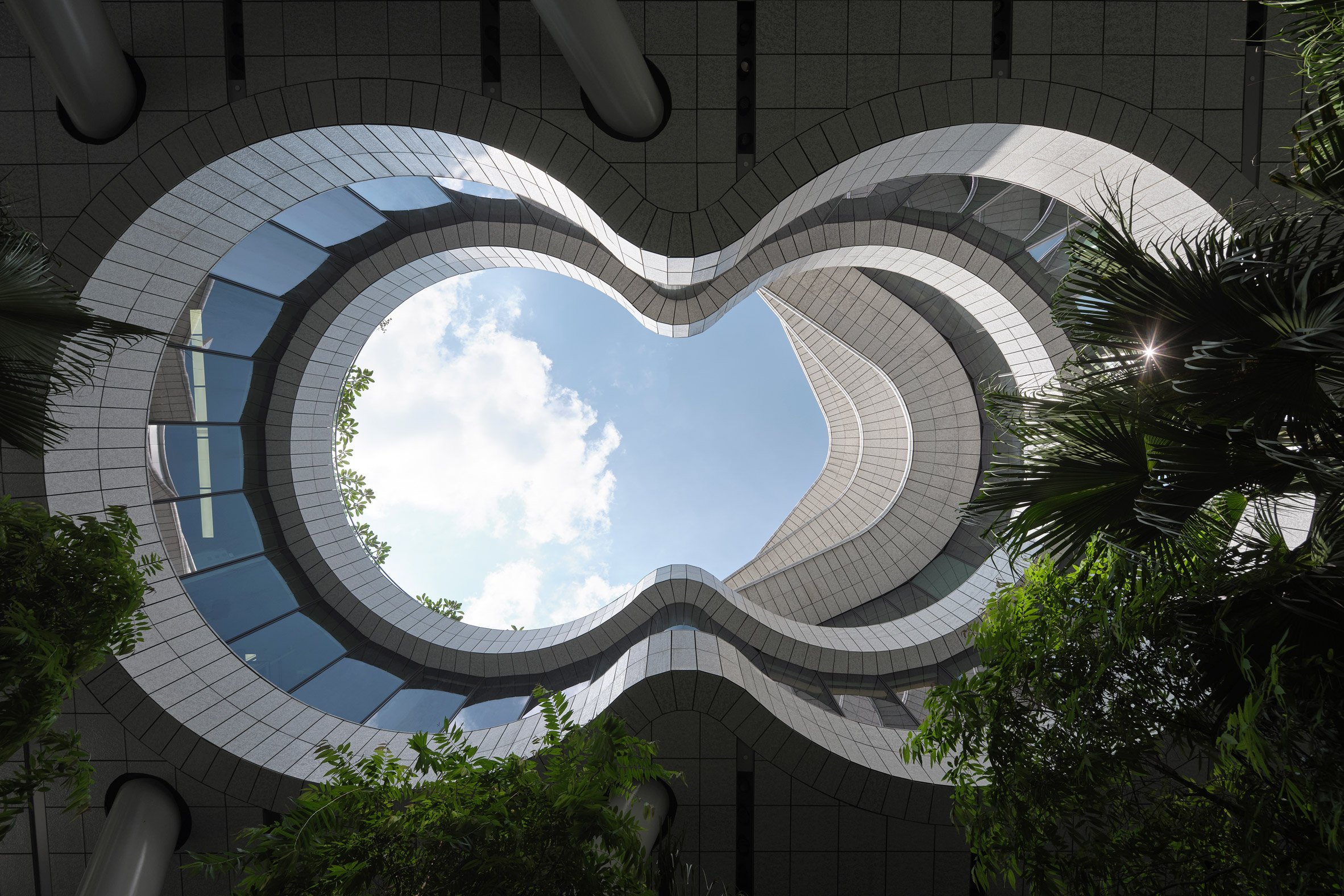 Skylight at Wilmar HQ by Eric Parry Architects
