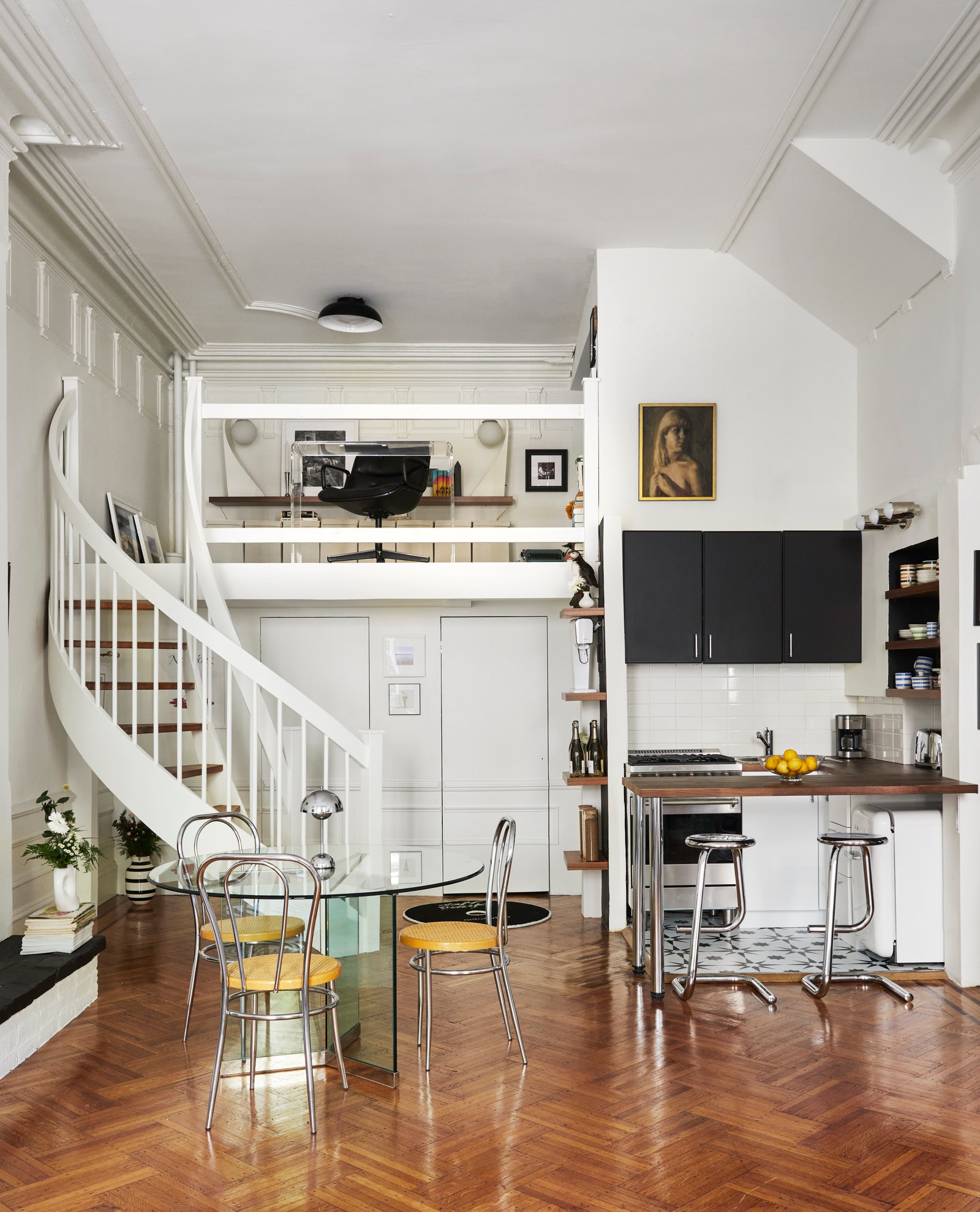 “My favorite white is Decorator's White by Benjamin Moore but it wouldve looked a little bit gray in the light of this...